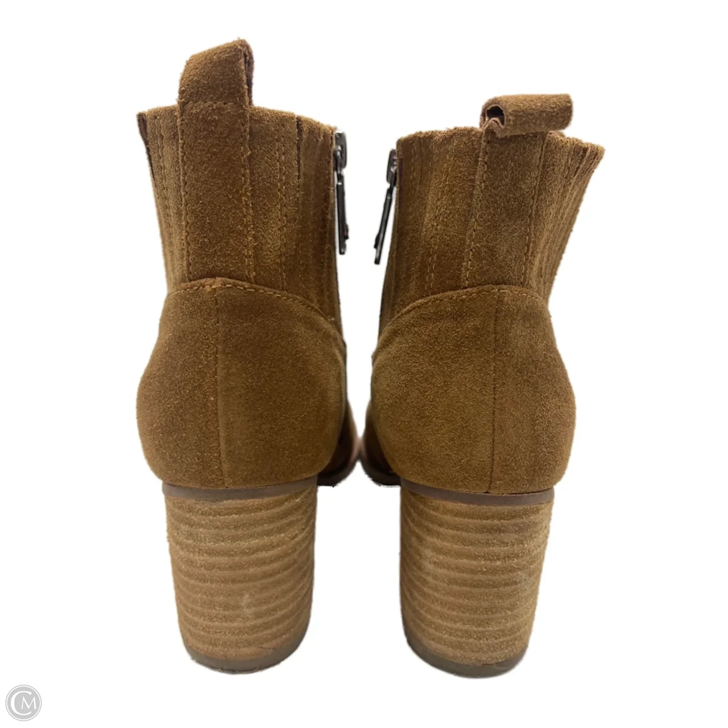 Boots Ankle Heels By Blondo In Brown, Size: 9