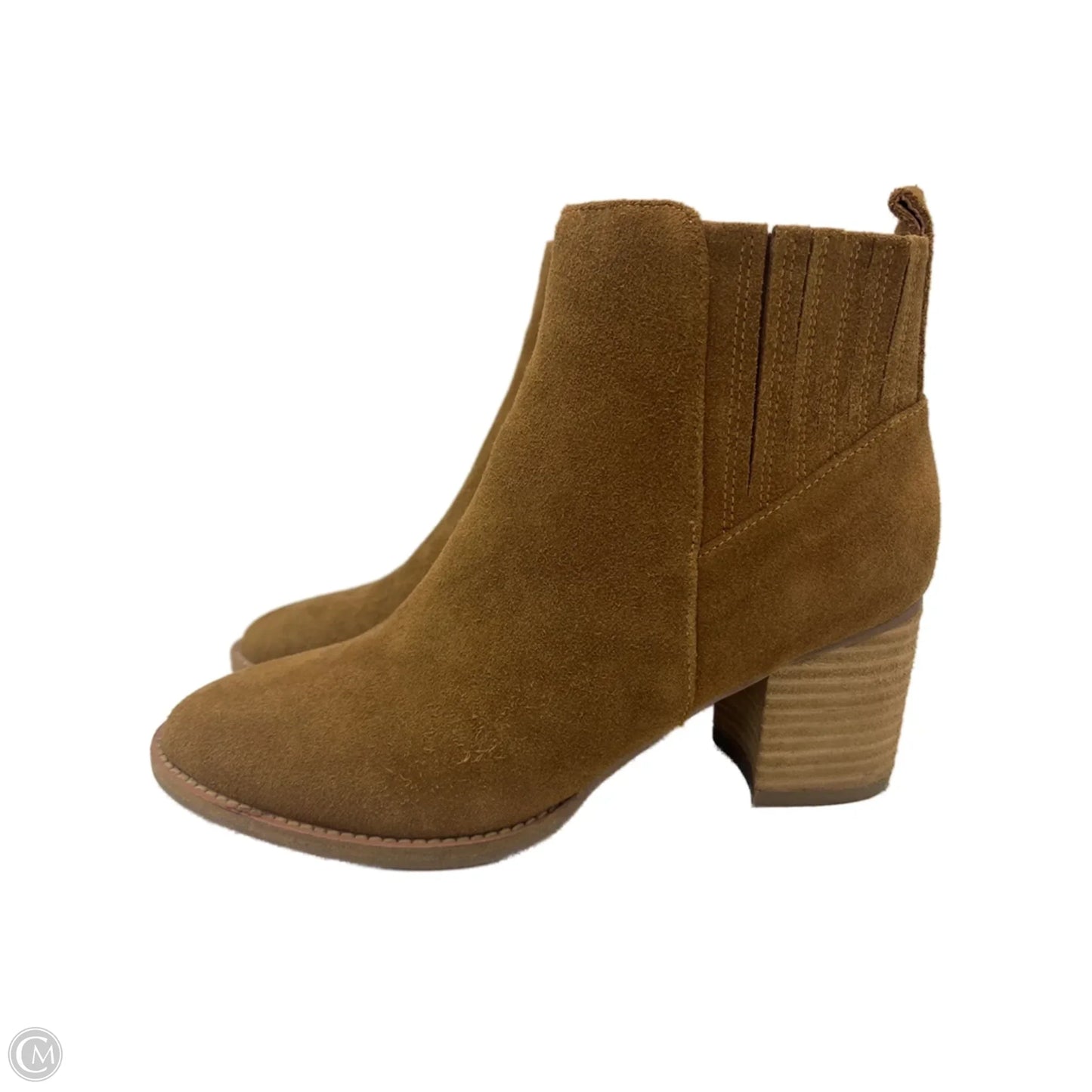 Boots Ankle Heels By Blondo In Brown, Size: 9