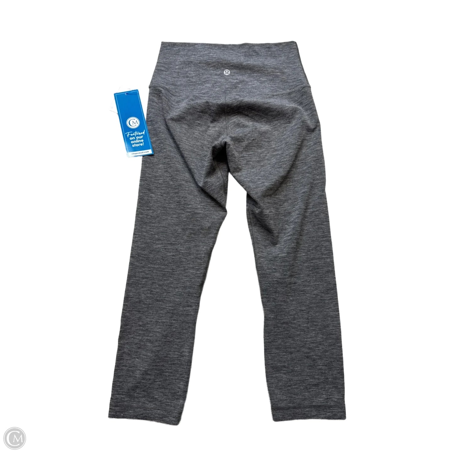 Athletic Capris By Lululemon In Grey, Size: S