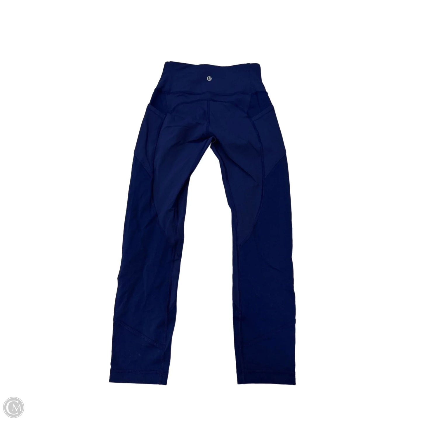 Athletic Capris By Lululemon In Blue, Size: S/4