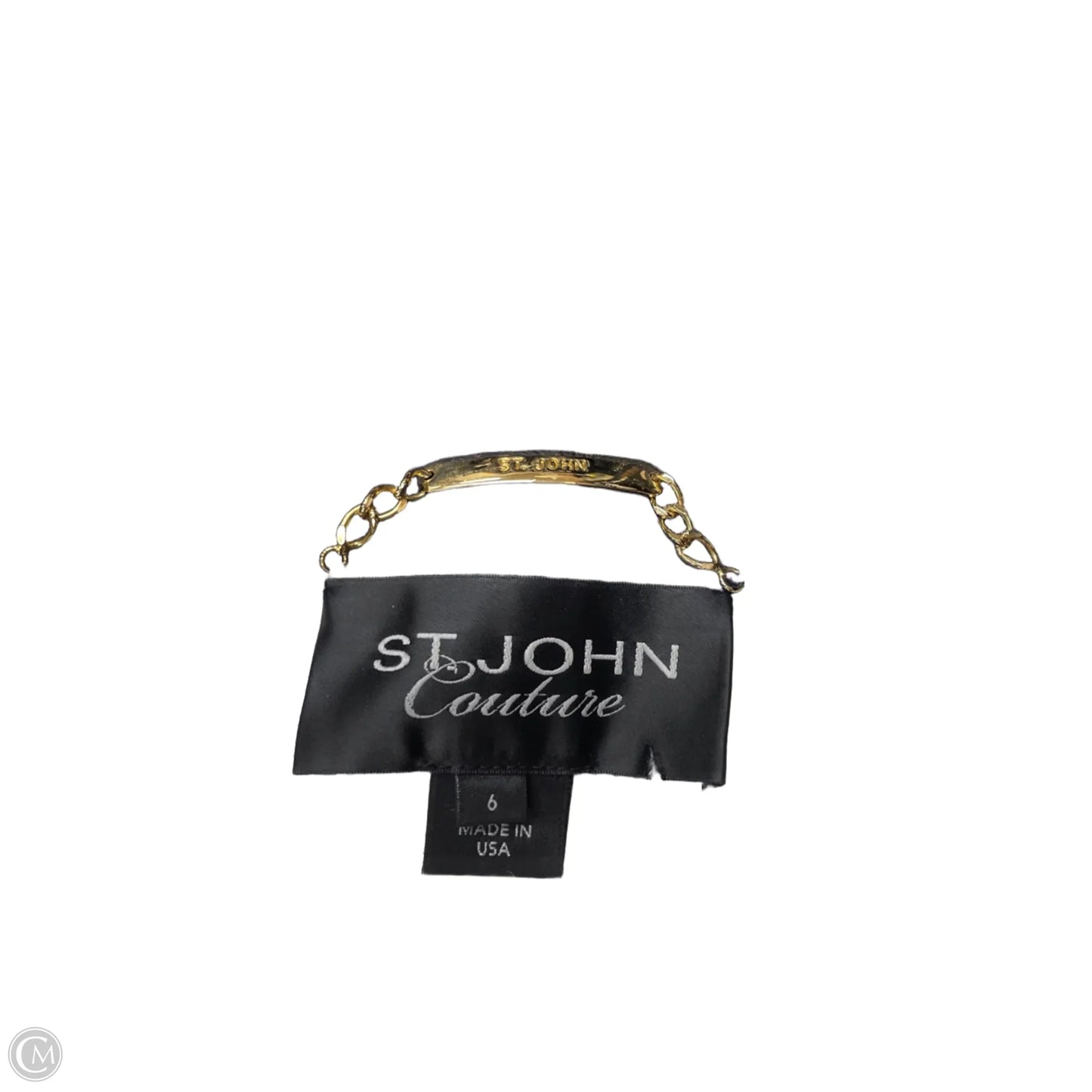 Blazer Luxury Designer By St John Collection In Navy, Size: S