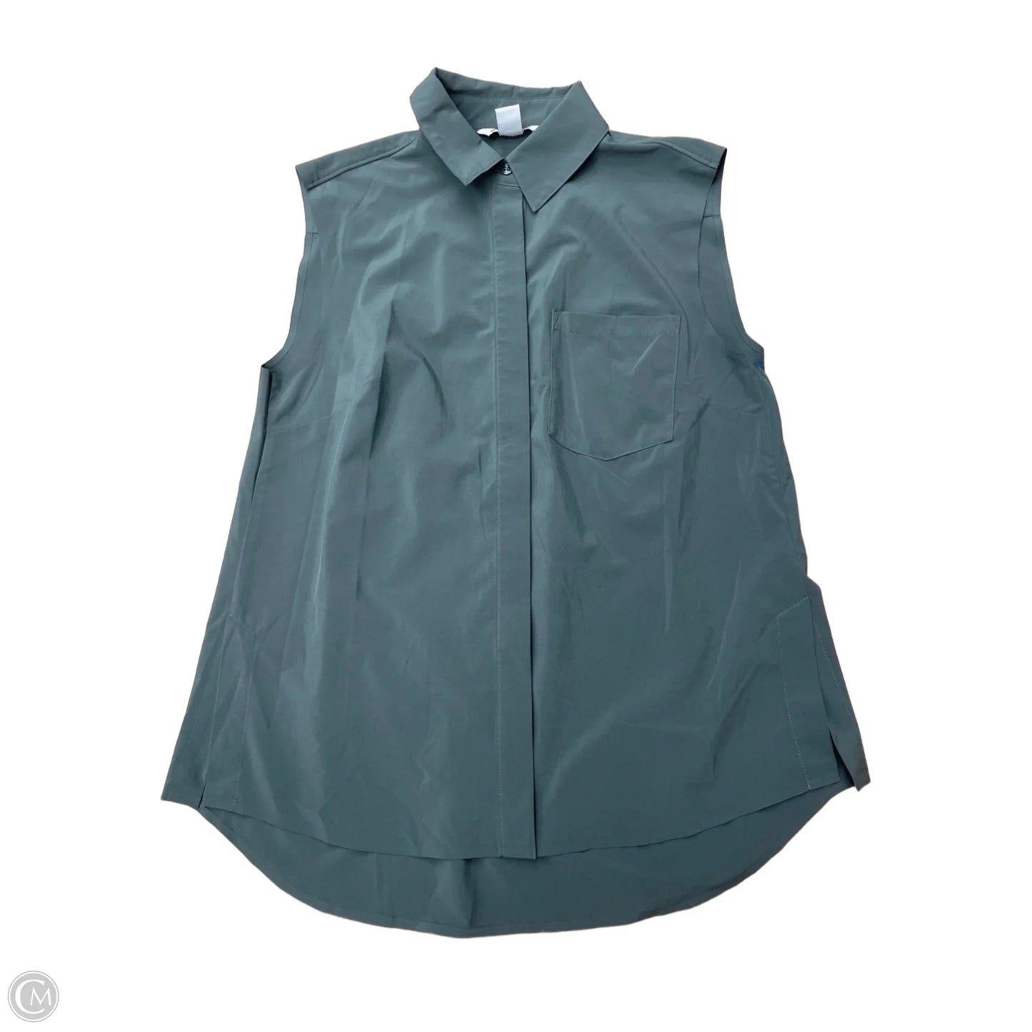 Top Sleeveless By Athleta In Blue & Grey, Size: Xs
