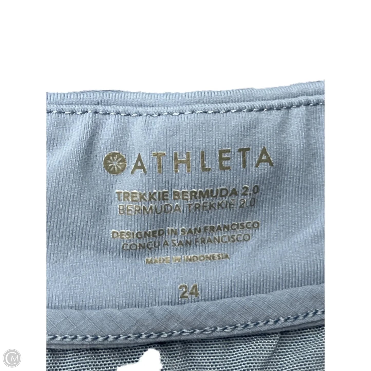 Athletic Shorts By Athleta In Blue, Size: 2x