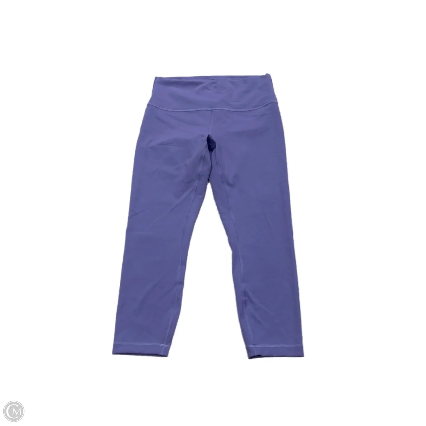 Athletic Capris By Lululemon In Purple, Size: M