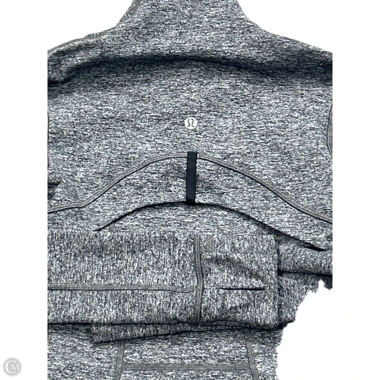 Athletic Jacket By Lululemon In Grey, Size: Xs