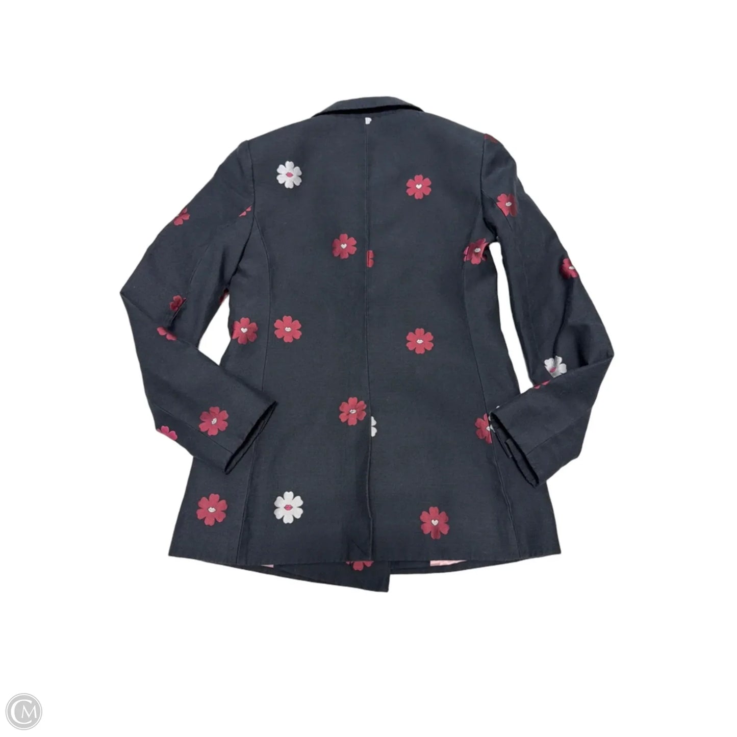 Blazer Designer By Kate Spade In Floral Print, Size: Xxs
