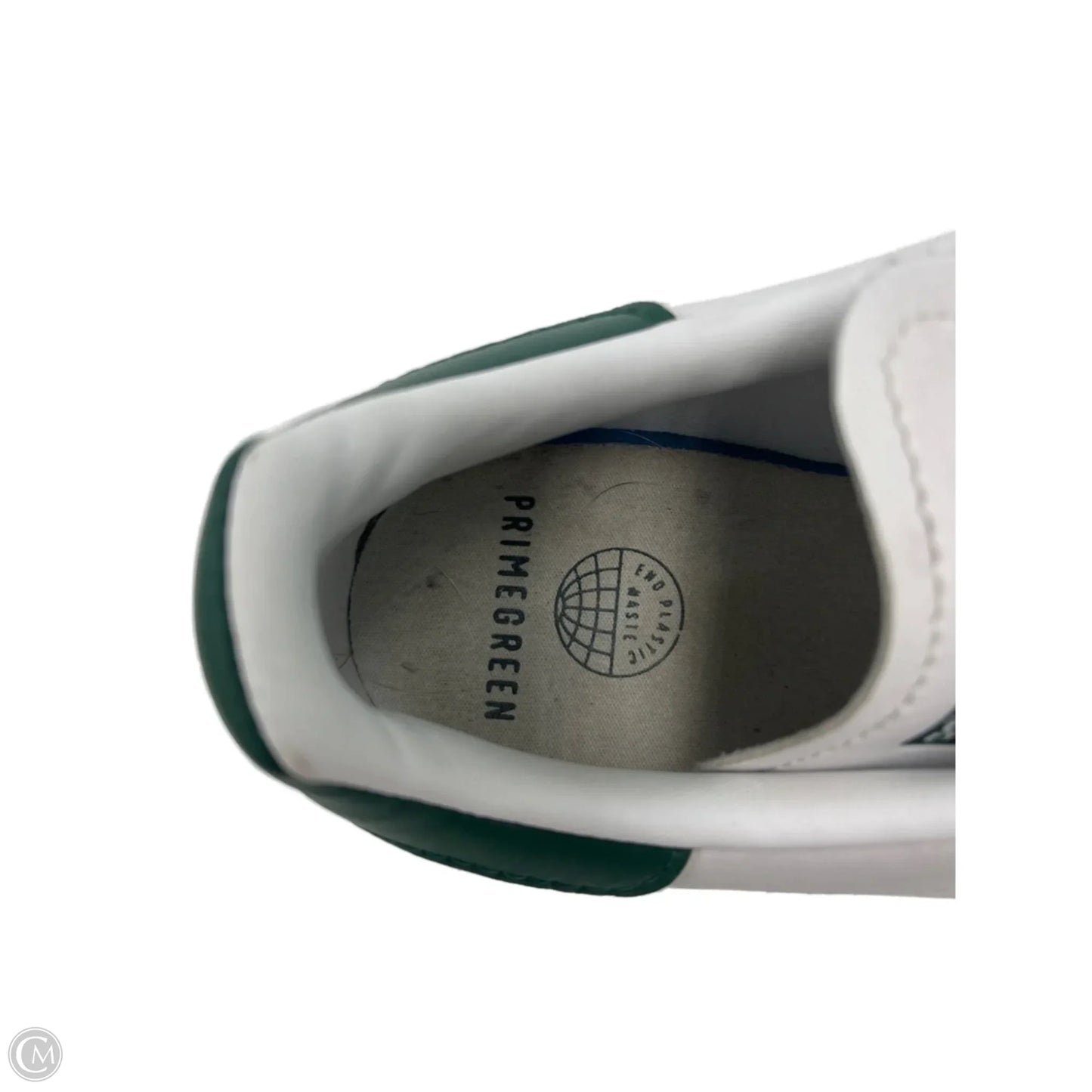 Shoes Sneakers By Adidas In Green & White, Size: 6