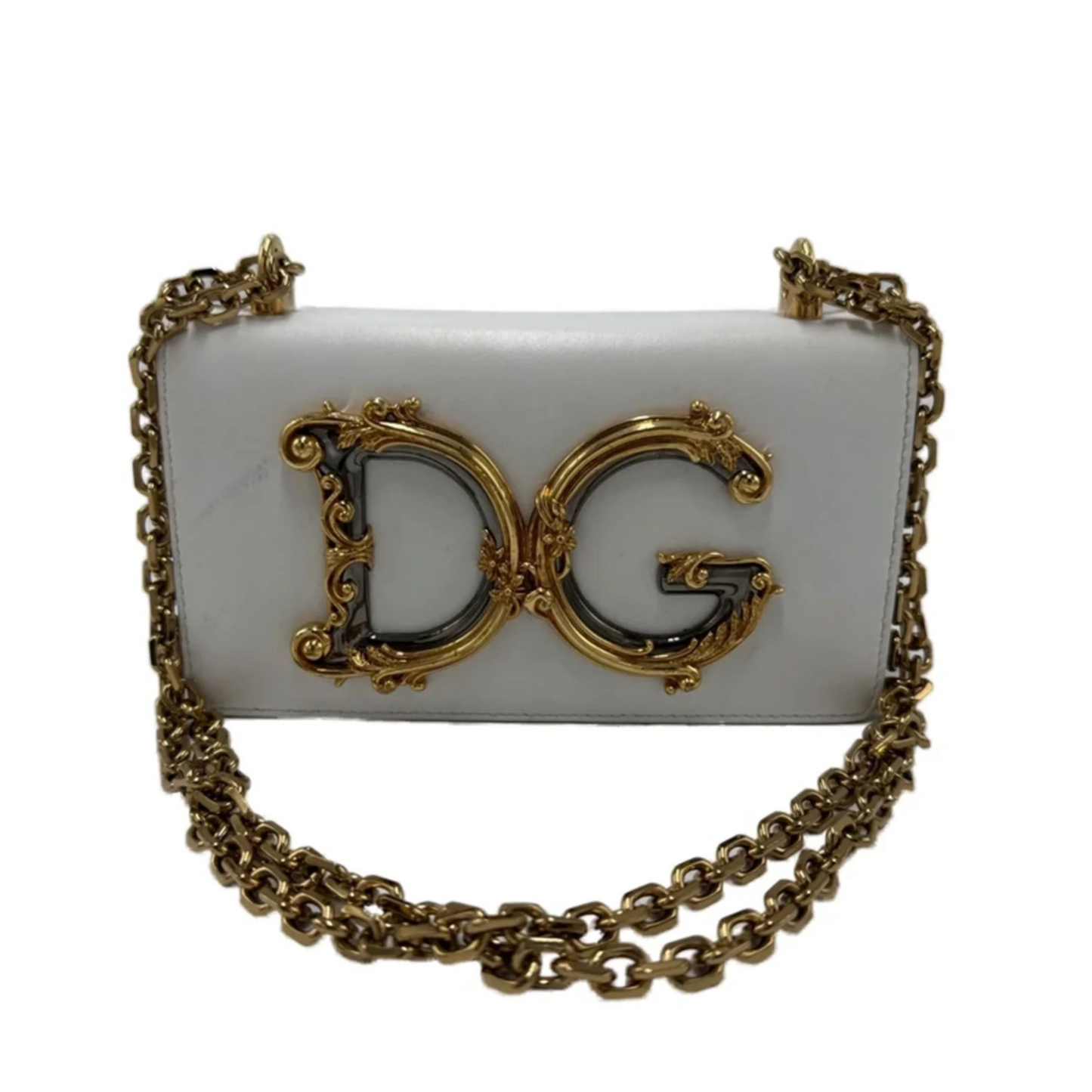 Dolce & Gabbana Girls Nappa Leather Shoulder Luxury Handbag