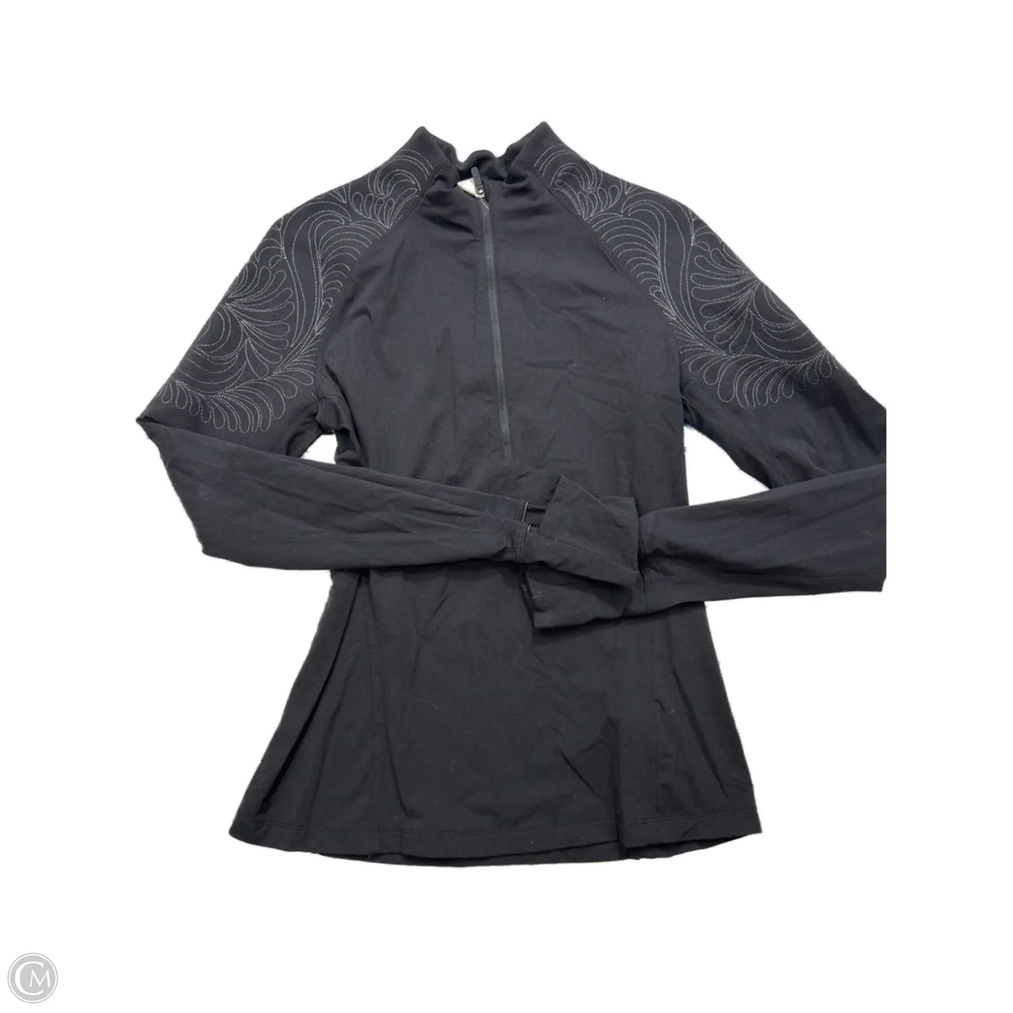 Athletic Jacket By Lululemon In Black, Size: S