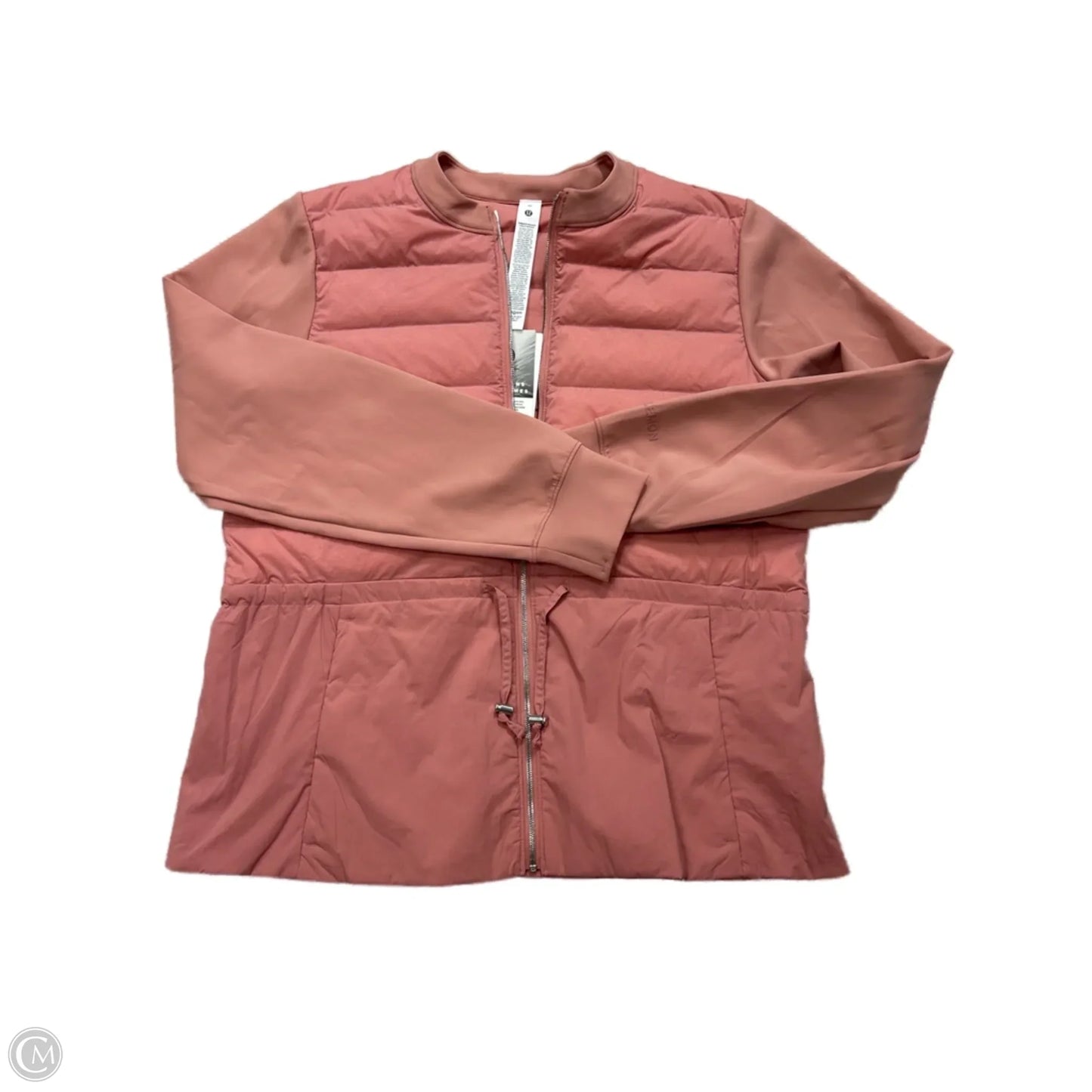 Athletic Jacket By Lululemon In Pink, Size: M