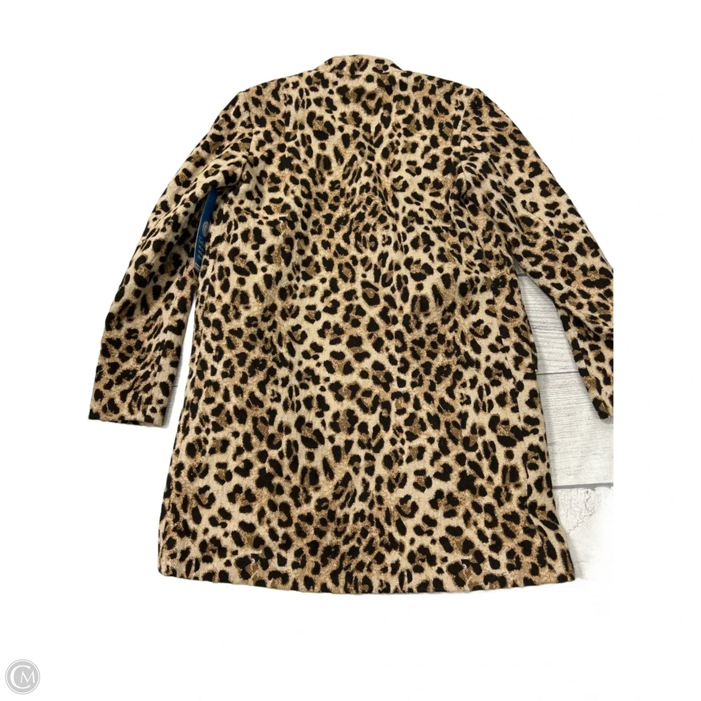 Coat Trench Coat By H&m In Animal Print, Size: S
