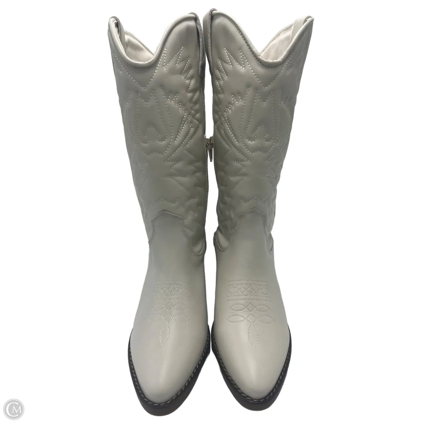 Boots Western By Steve Madden In White, Size: 9