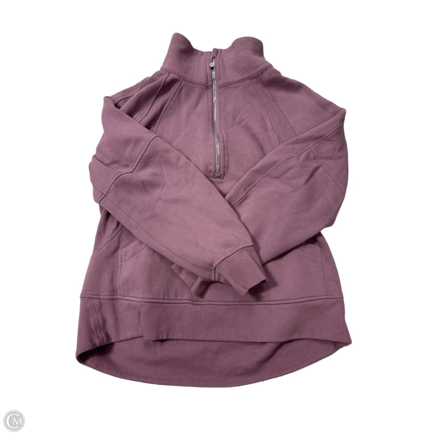 Athletic Sweatshirt Collar By Lululemon In Purple, Size: M