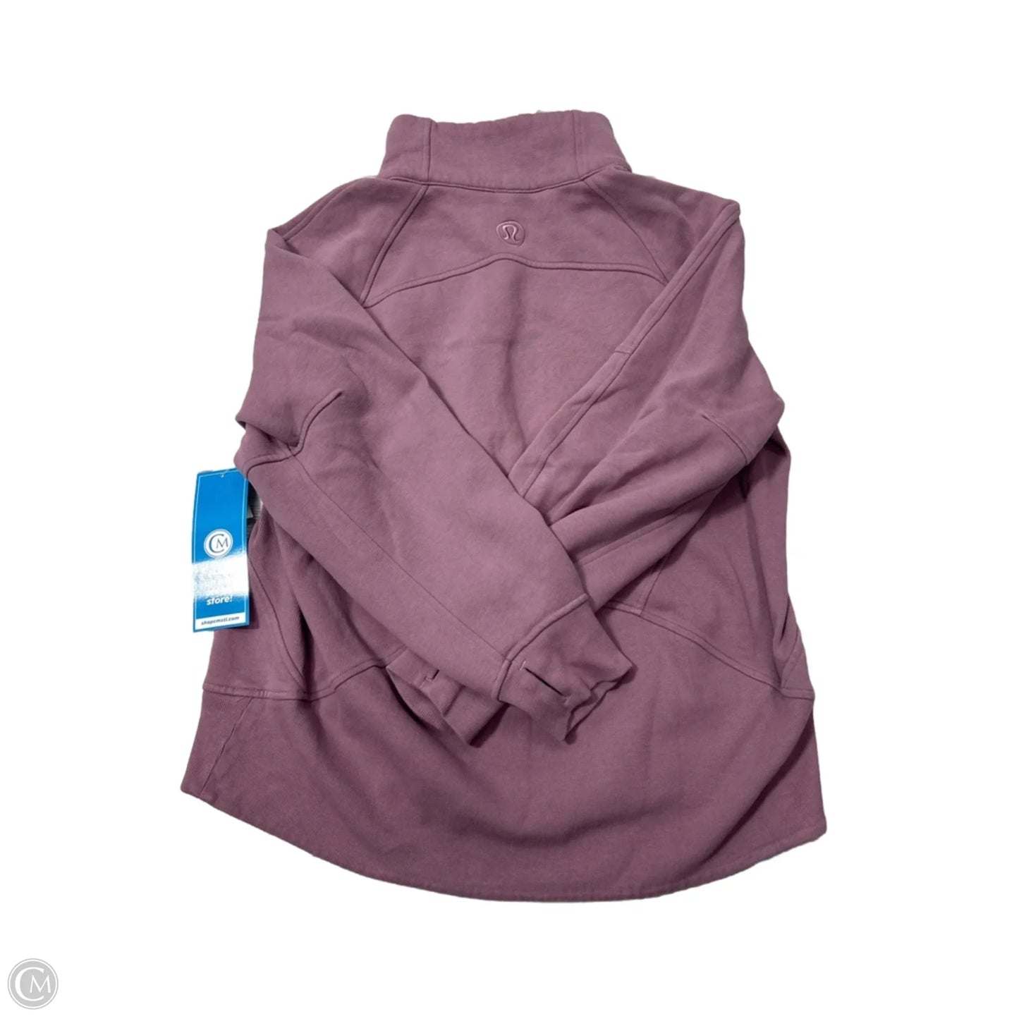 Athletic Sweatshirt Collar By Lululemon In Purple, Size: M