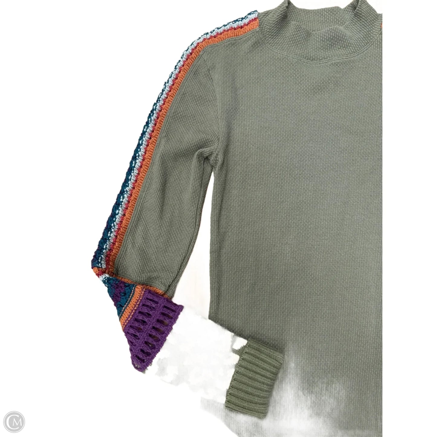 Top Long Sleeve By Free People In Green, Size: Xs