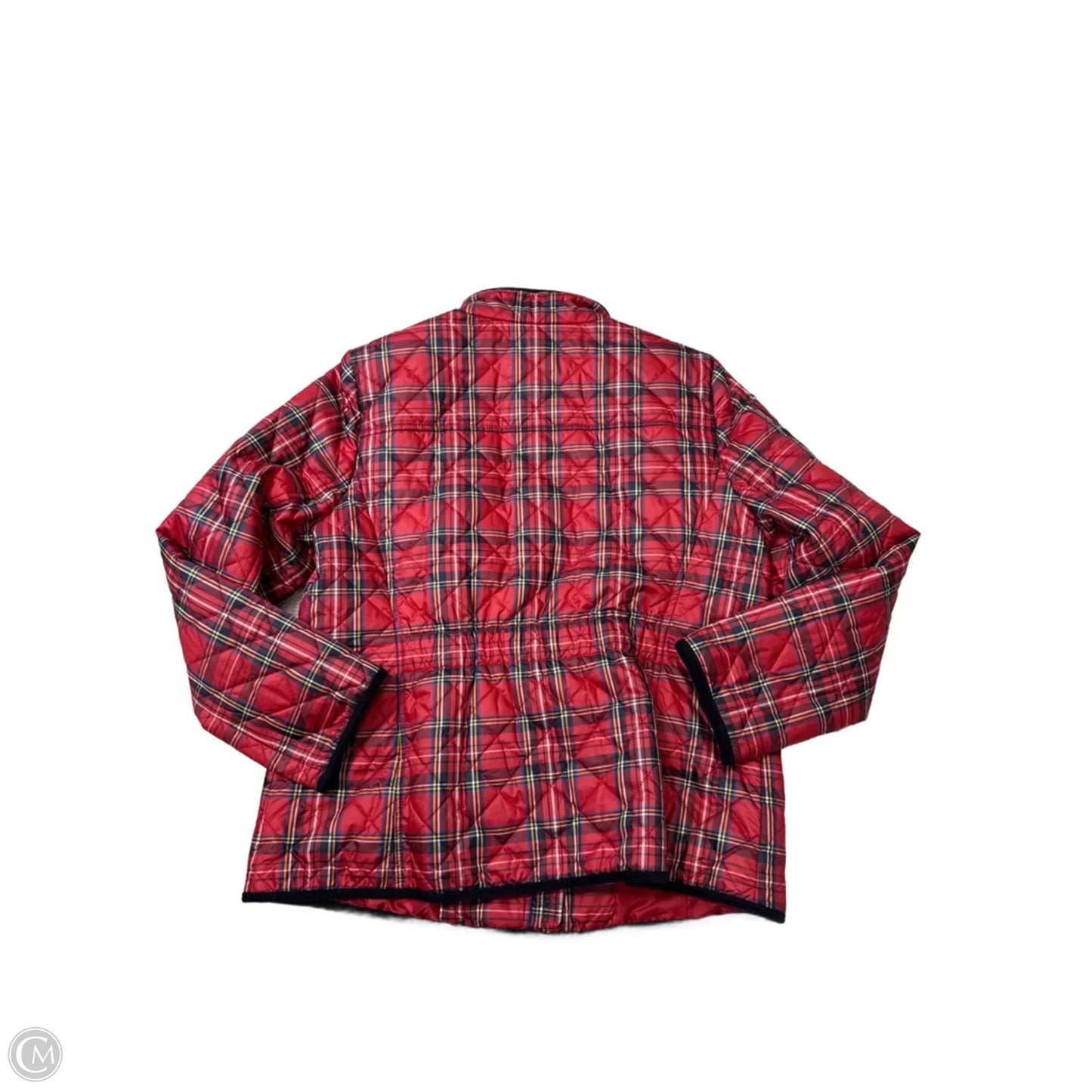 Coat Puffer & Quilted By Talbots In Red, Size: Large Petite