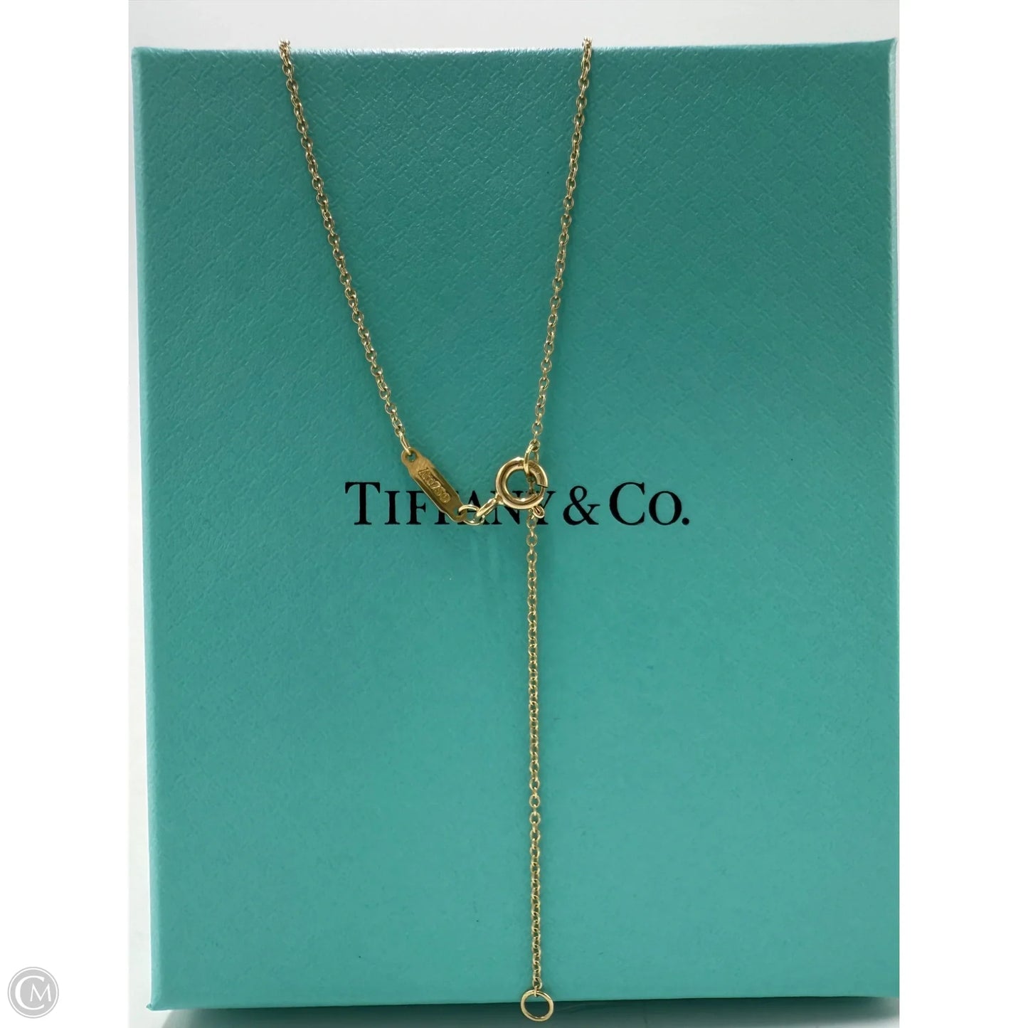 Tiffany & Company Ampersand "&" 18K and Diamond Luxury Necklace
