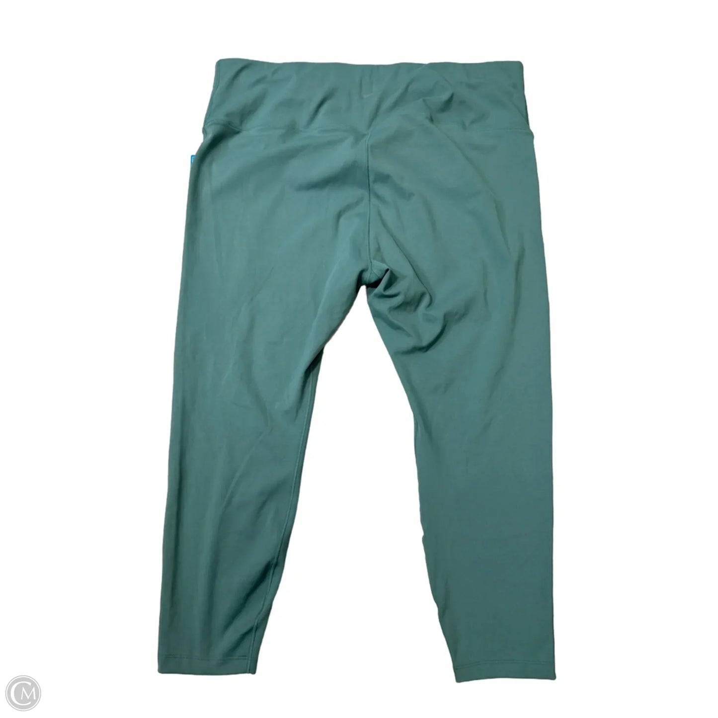 Athletic Leggings By Nike Apparel In Green, Size: 3x