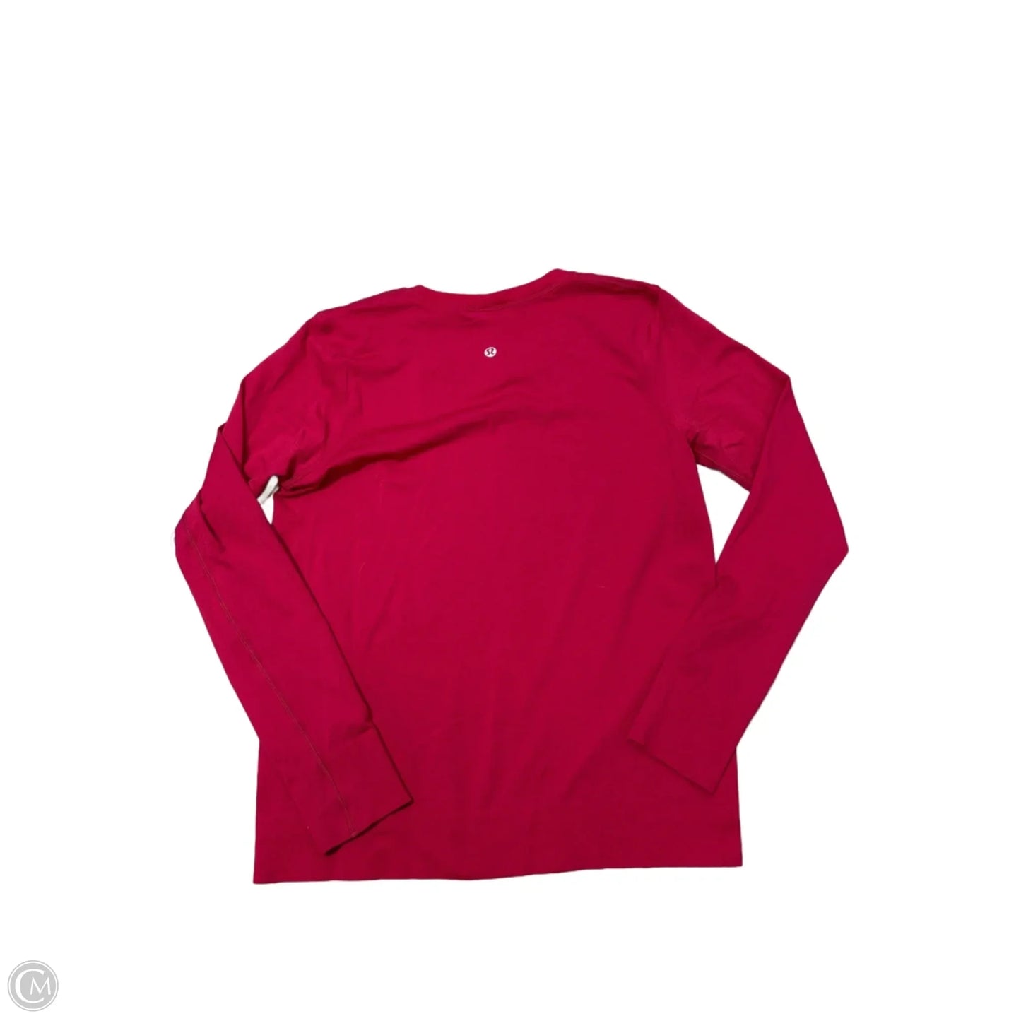 Athletic Top Long Sleeve Crewneck By Lululemon In Pink, Size: M