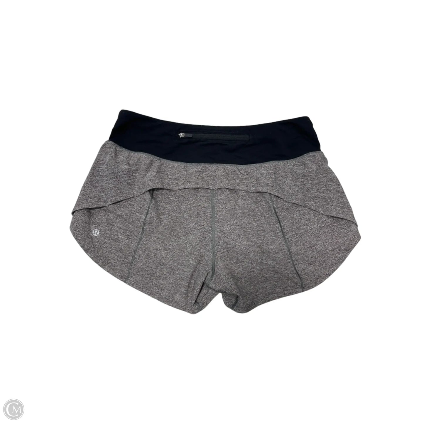 Athletic Shorts By Lululemon In Grey, Size: M