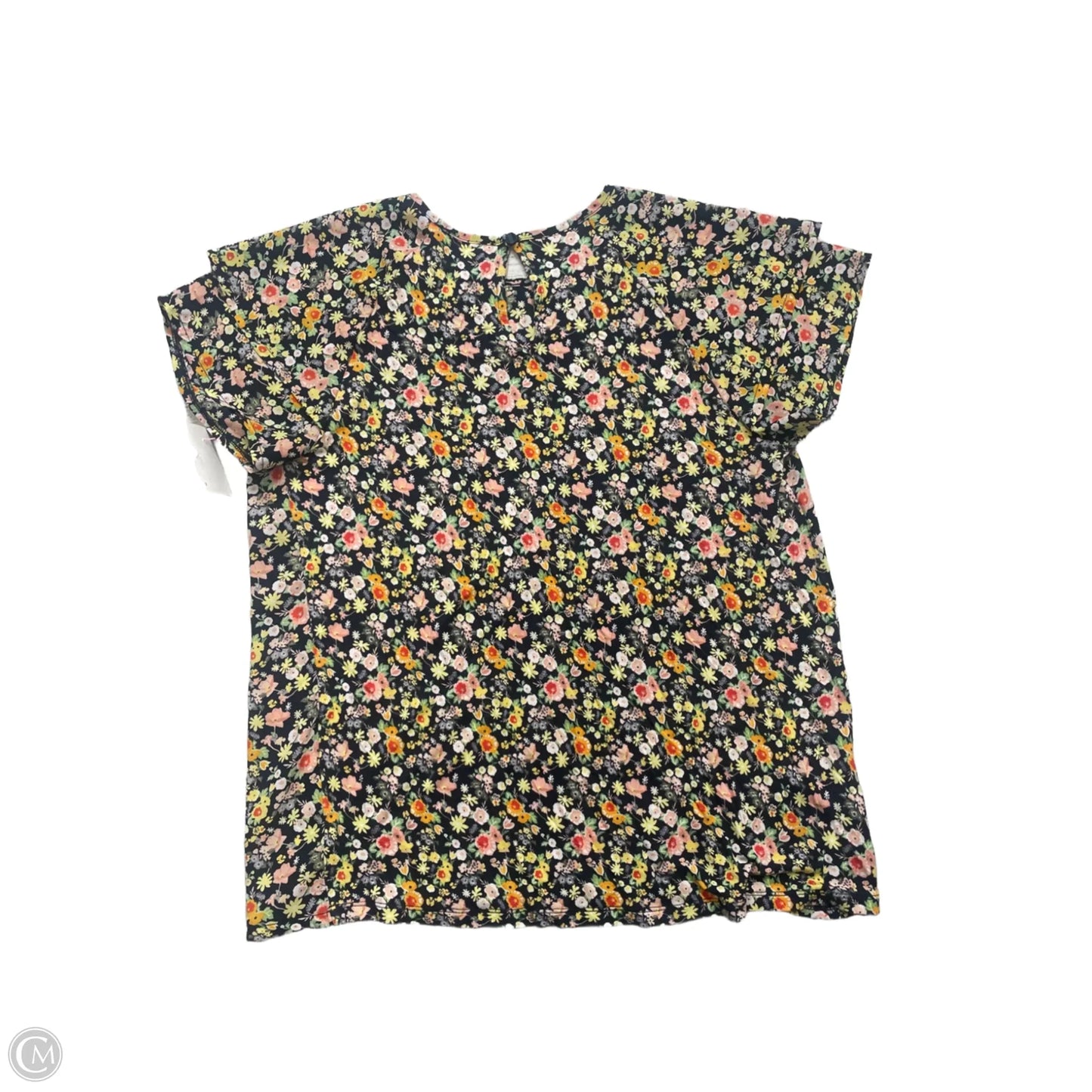 Top Short Sleeve By Loft In Floral Print, Size: Xs