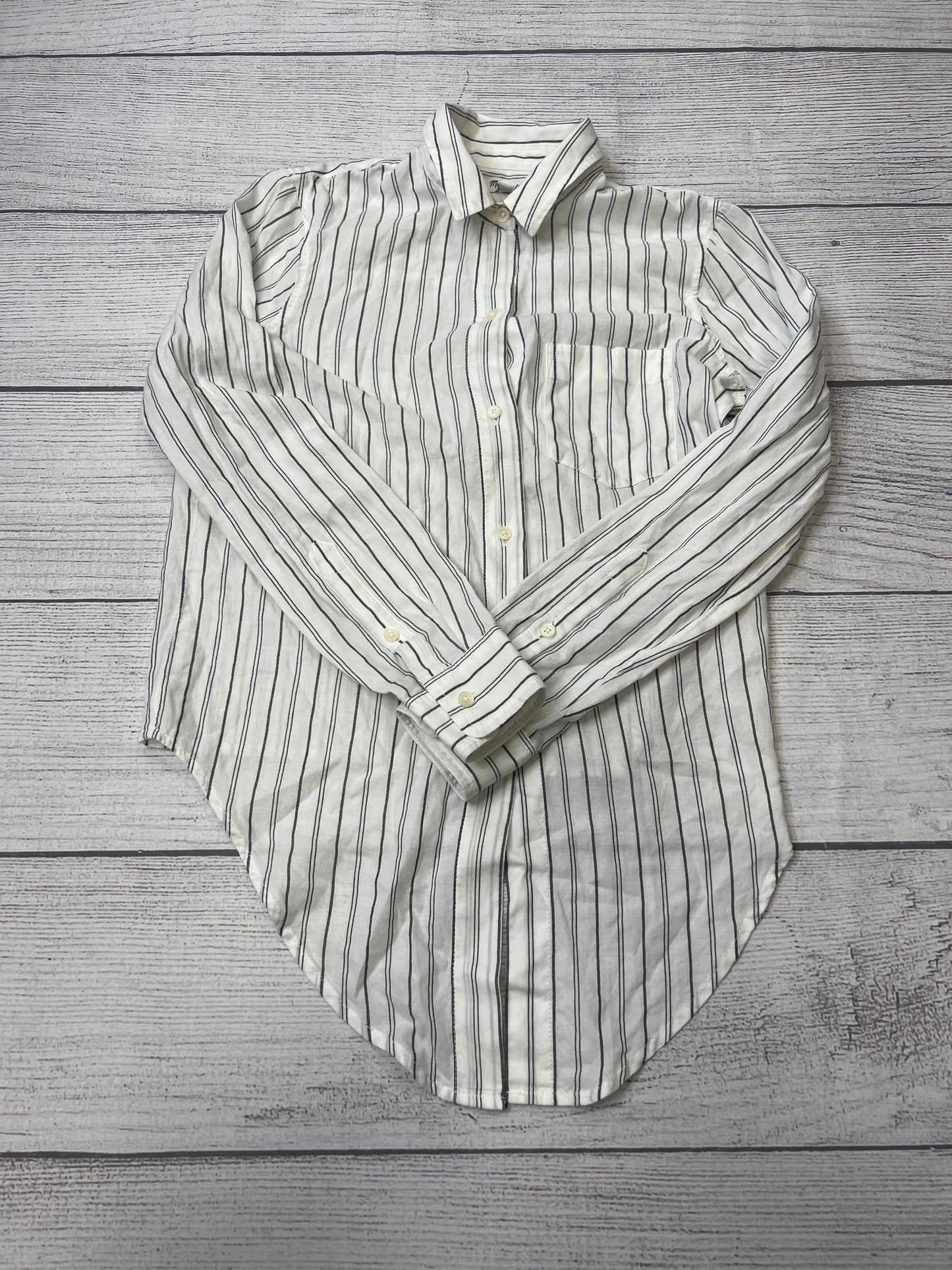 Blouse Long Sleeve By Madewell Size: Xs