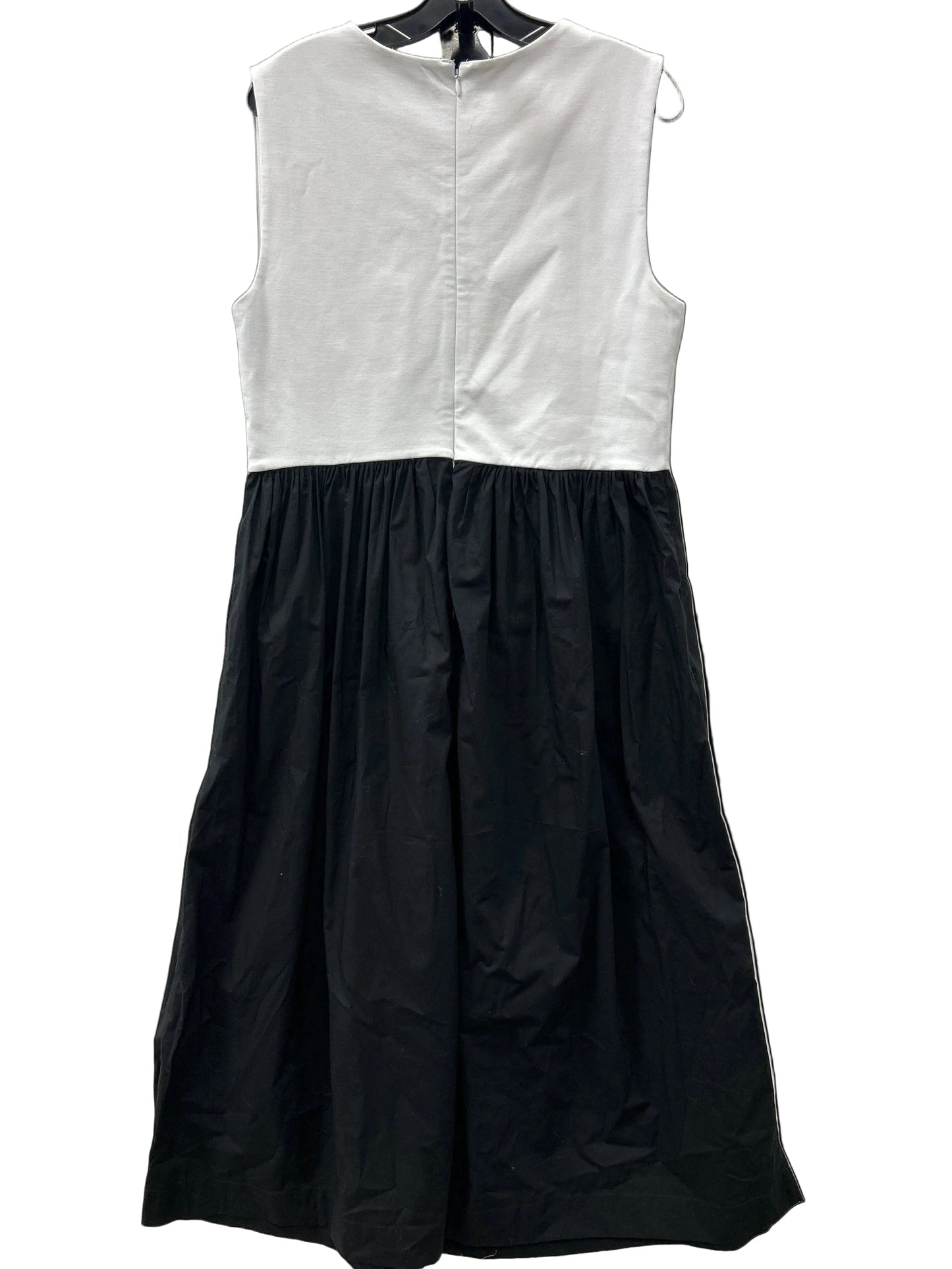 Dress Casual Maxi By Ann Taylor In Black & White, Size:14