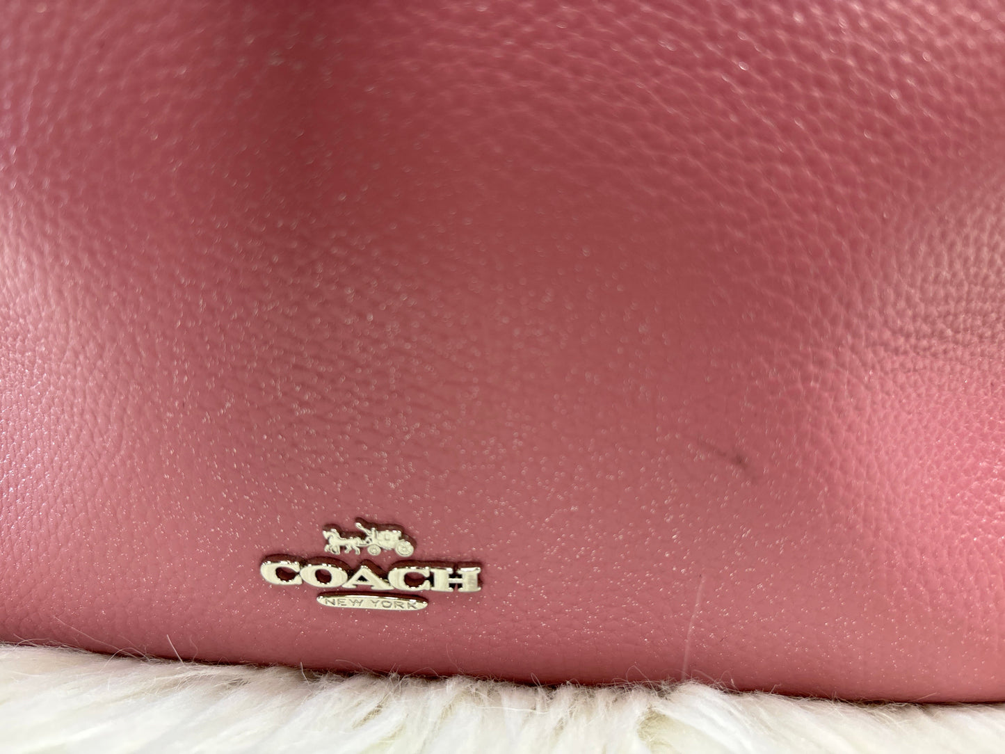 Handbag Designer By Coach In Pink, Size:Large