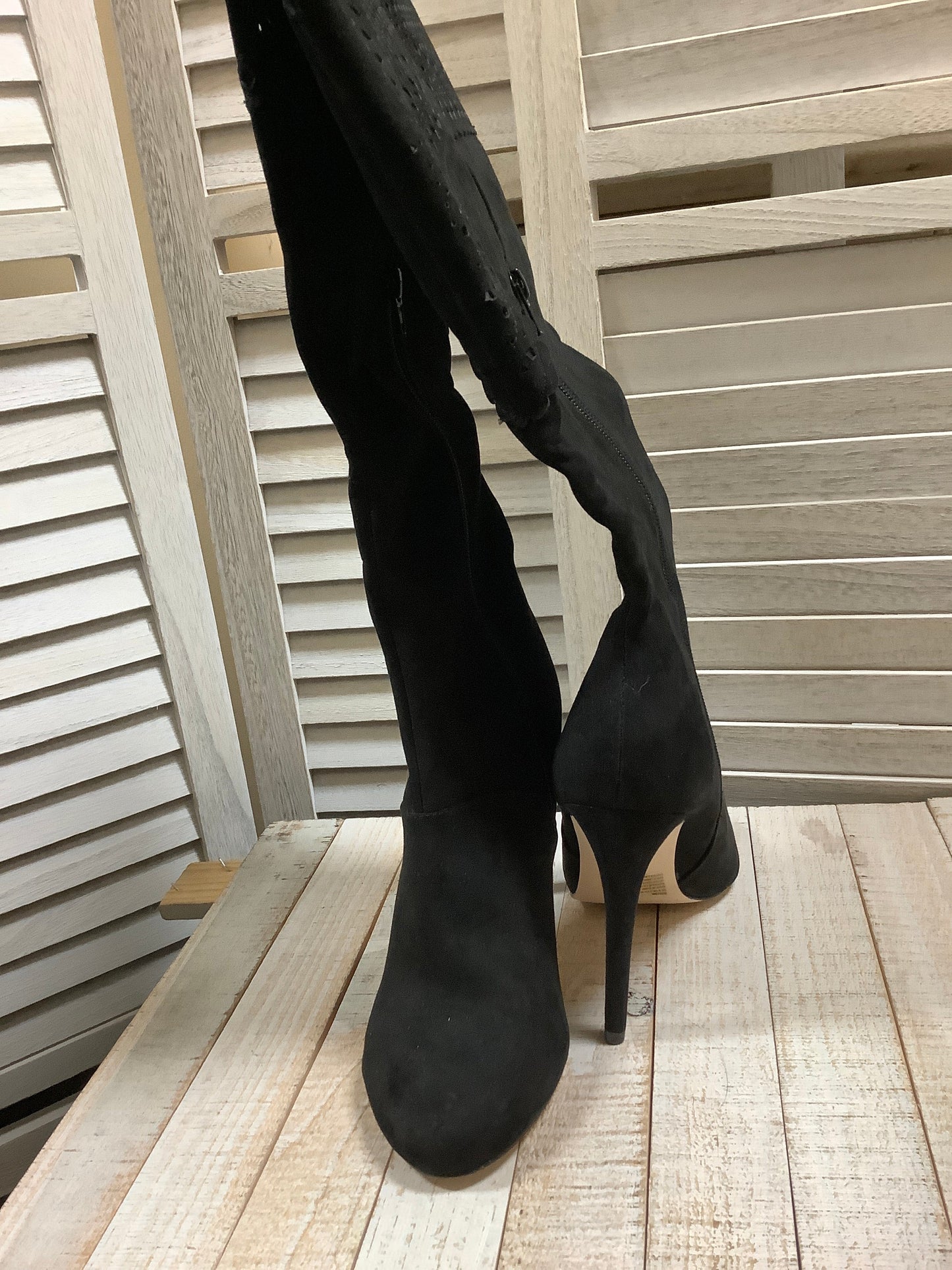 Boots Knee Heels By Just Fab Size: 9