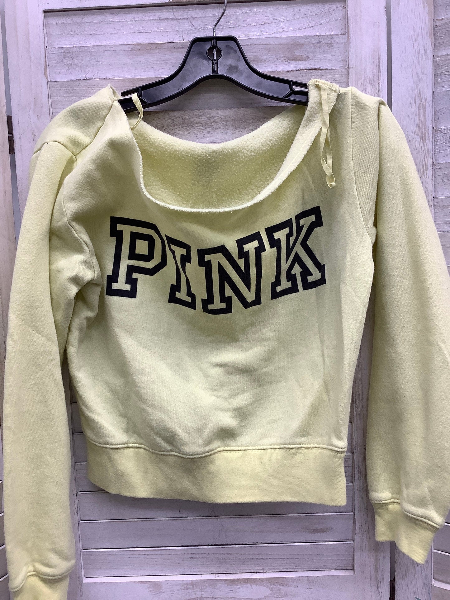 Sweatshirt Crewneck By Pink Size: Xs