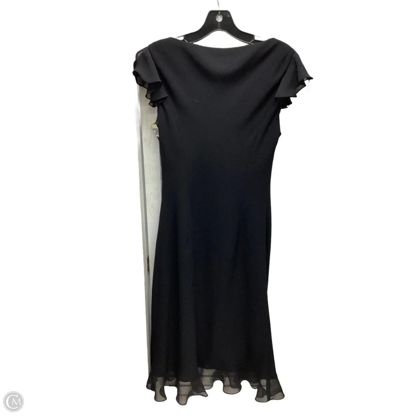 Dress Party Midi By Evan-picone In Black, Size: 8
