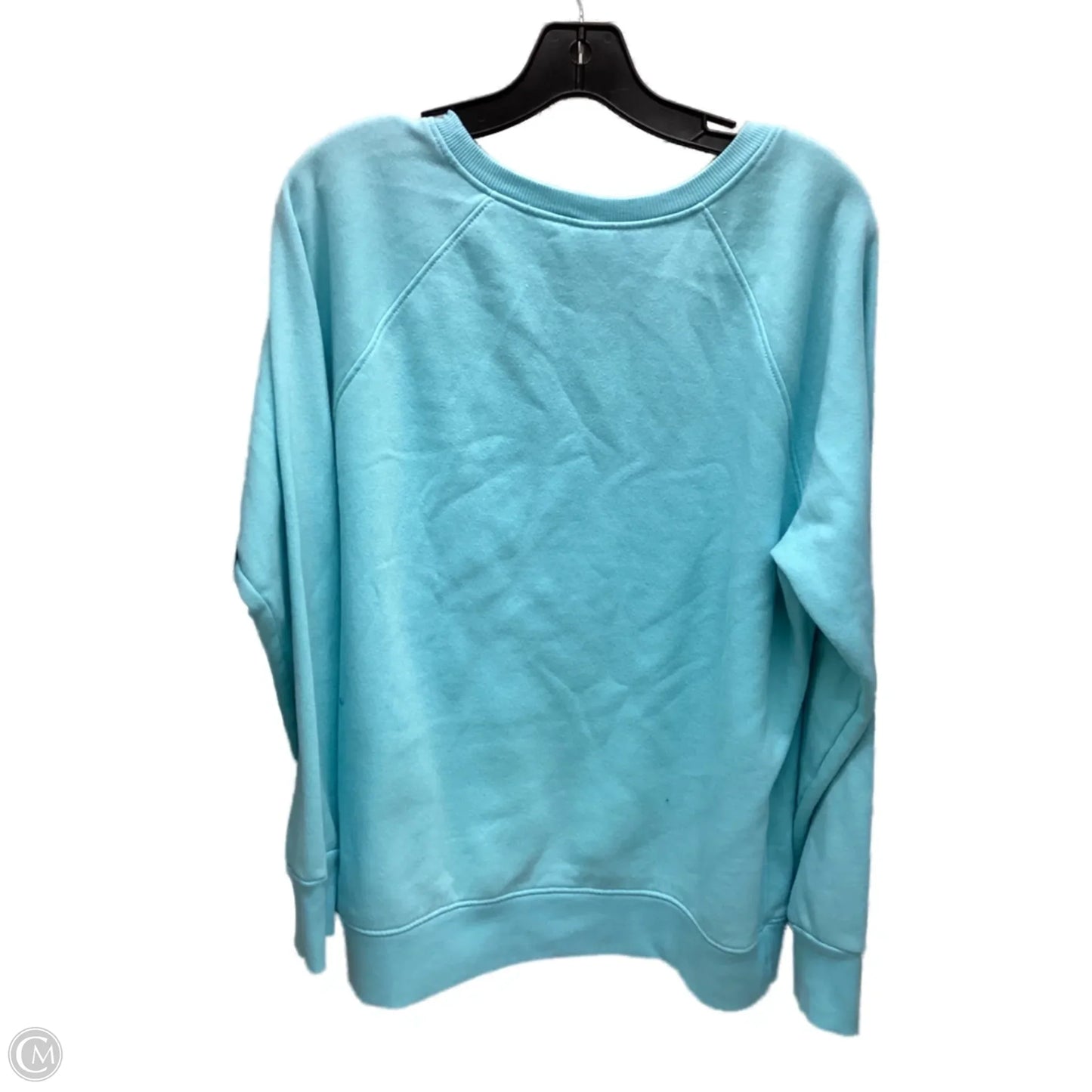 Sweatshirt Crewneck By Time And Tru In Aqua, Size: Xl