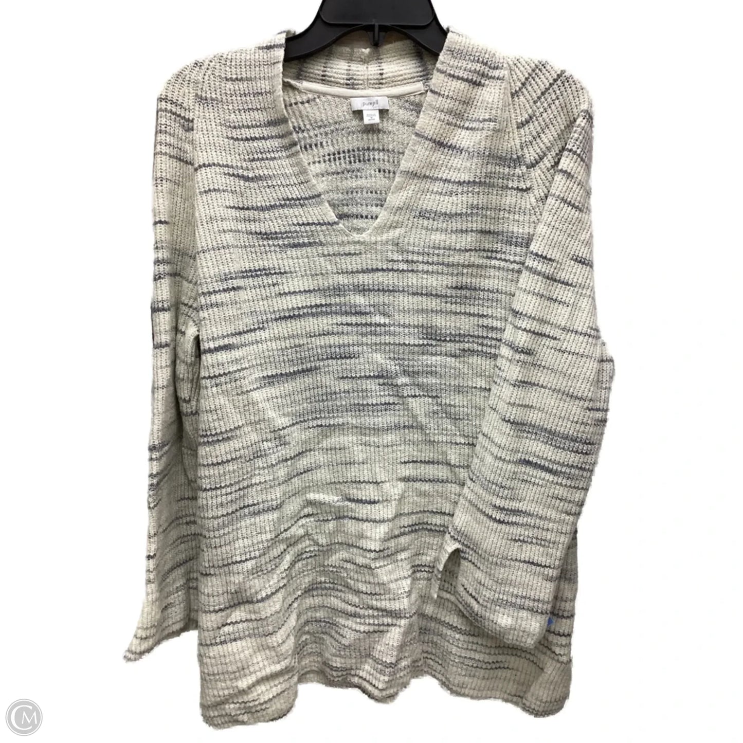 Sweater By Pure Jill In Striped Pattern, Size: Mp