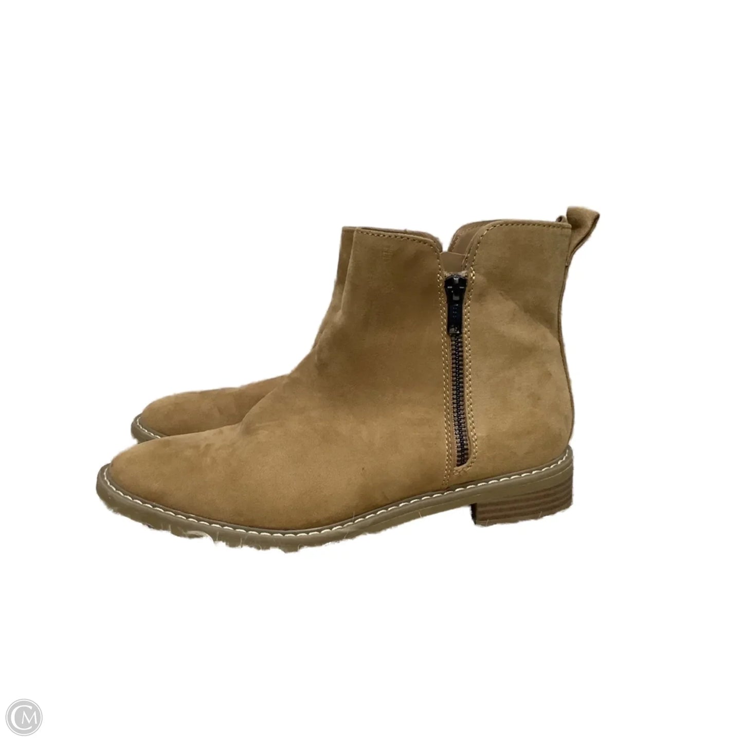 Boots Ankle Flats By Universal Thread In Brown, Size: 8