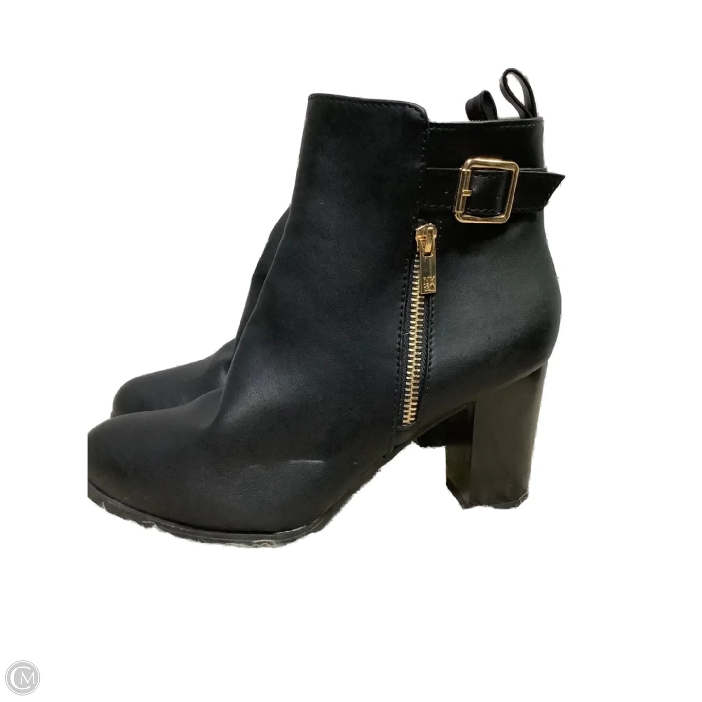 Boots Ankle Heels By New York And Co In Black, Size: 8