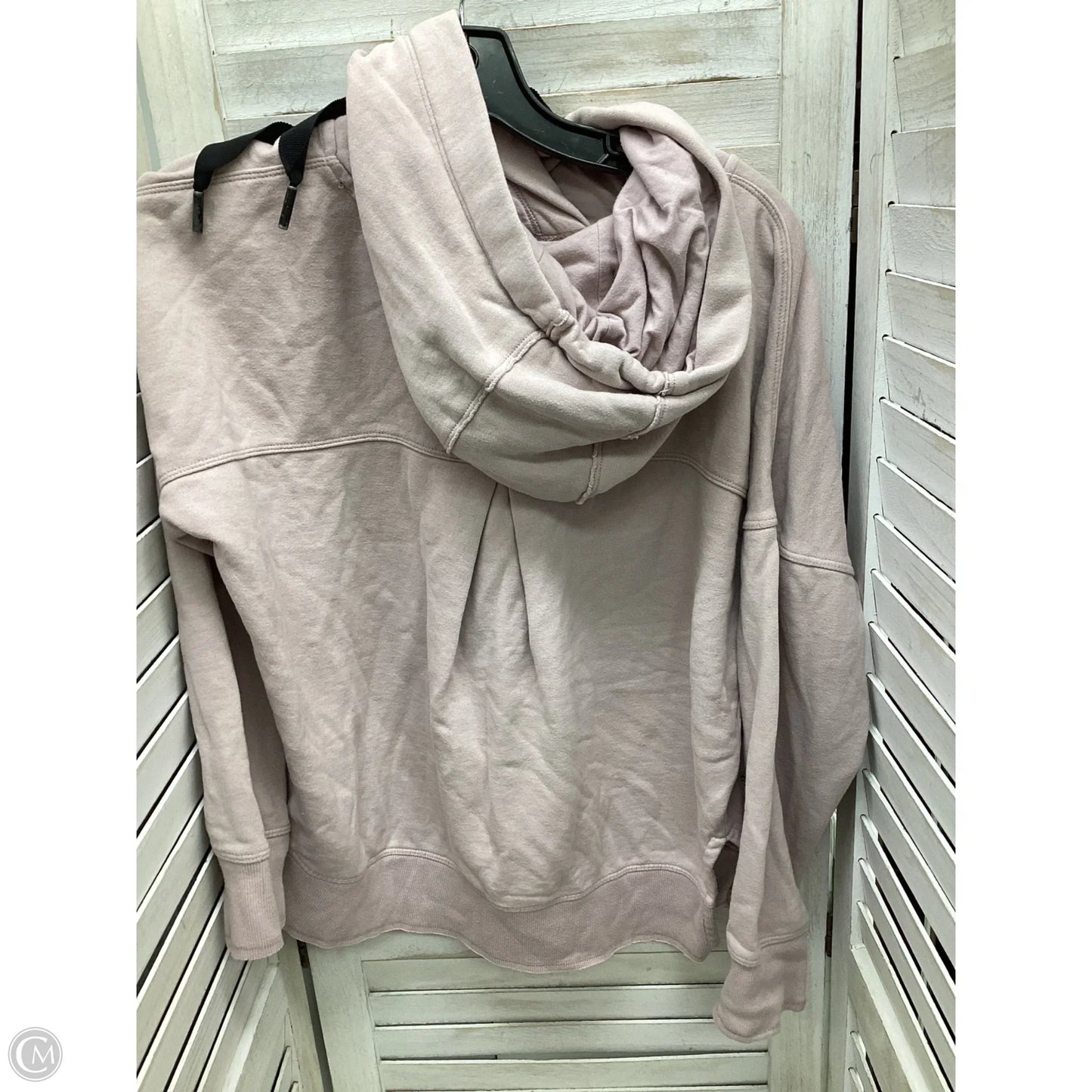 Sweatshirt Hoodie By Calvin Klein In Pink, Size: S