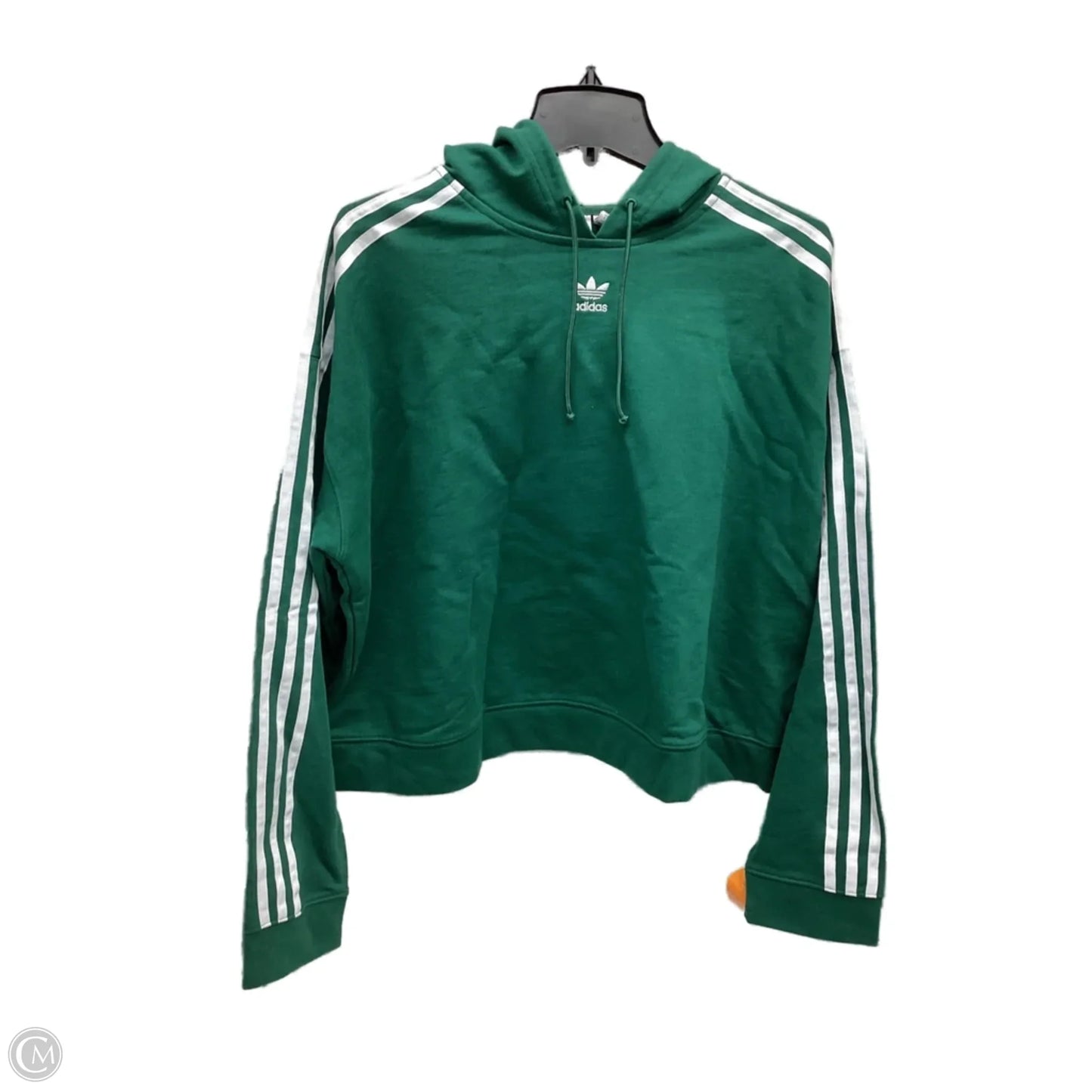 Sweatshirt Hoodie By Adidas In Green, Size: Xl