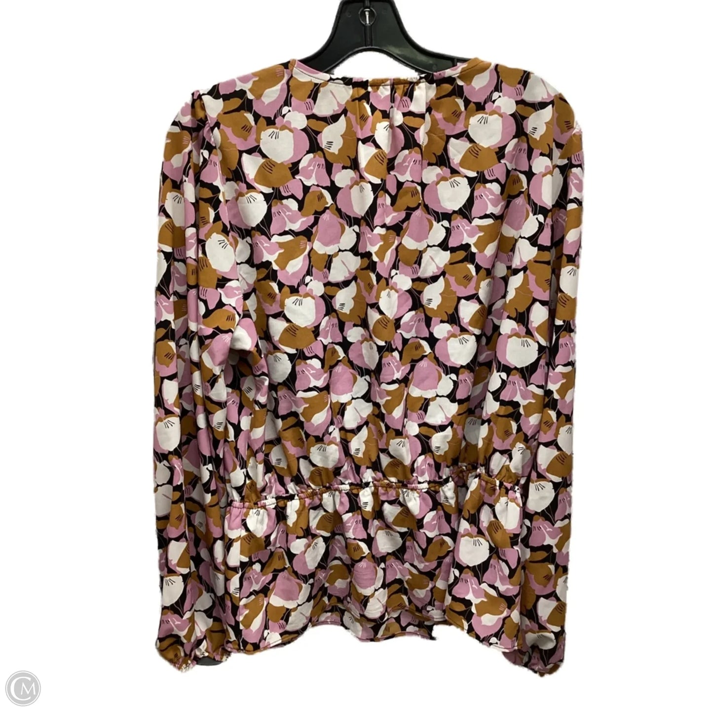 Top Long Sleeve By Nine West Apparel In Floral Print, Size: Xl