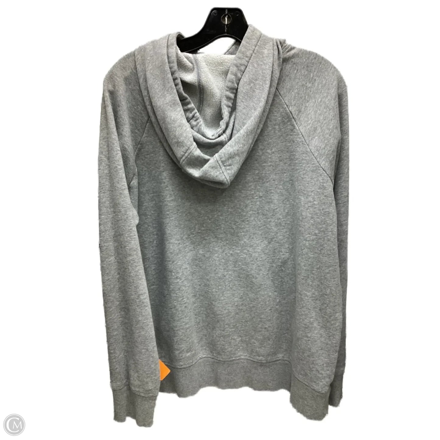 Sweatshirt Hoodie By Under Armour In Grey, Size: L