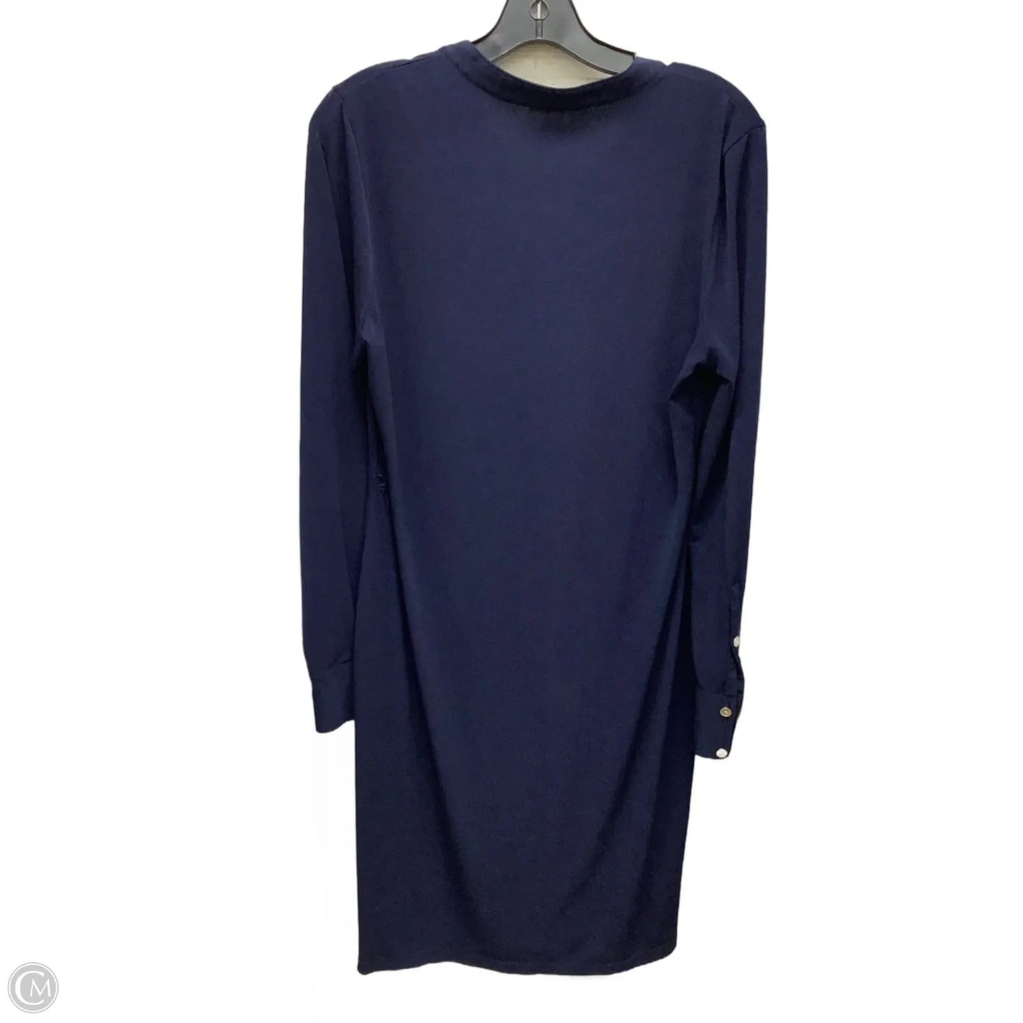 Dress Casual Midi By Calvin Klein In Blue, Size: 10