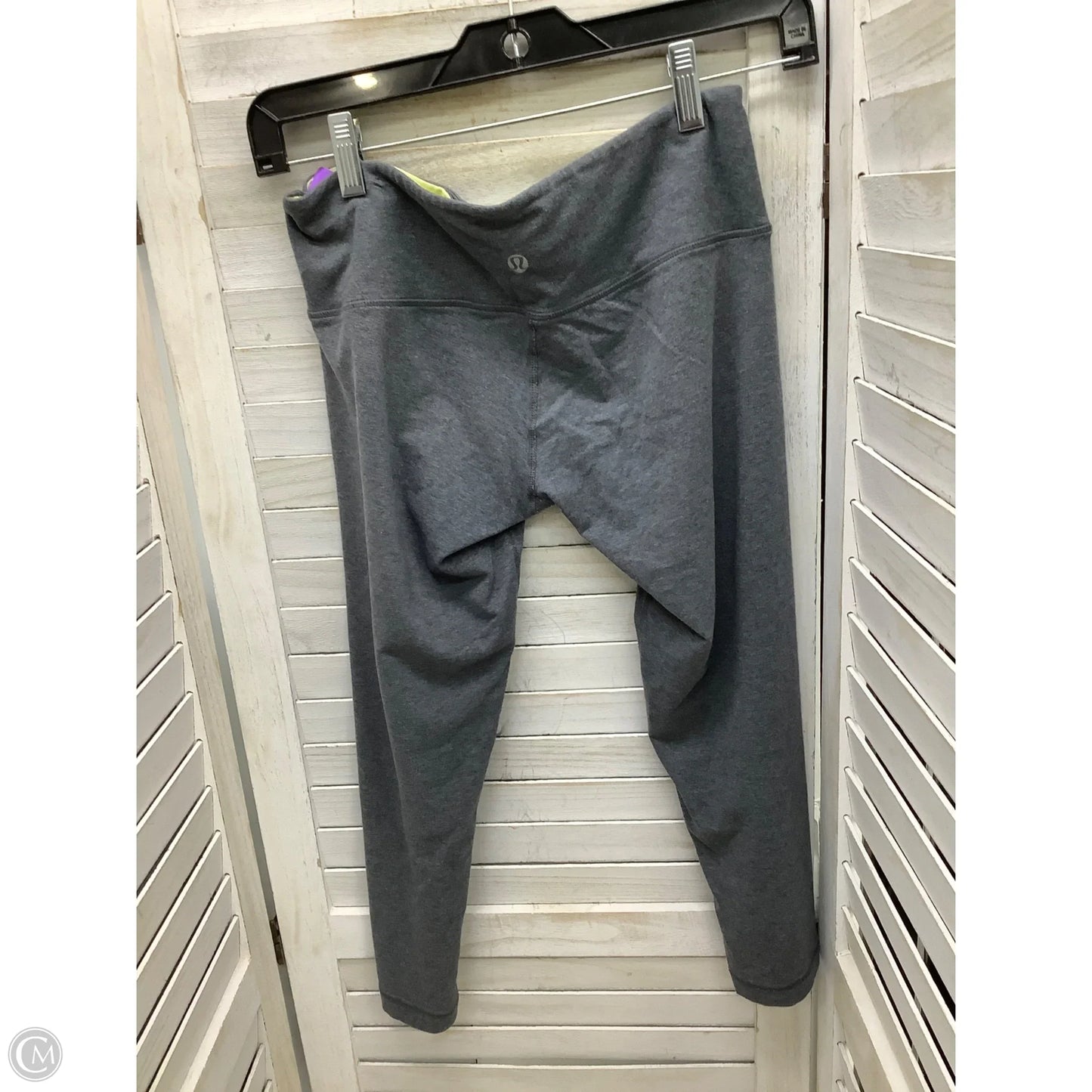 Athletic Capris By Lululemon In Grey, Size: 6
