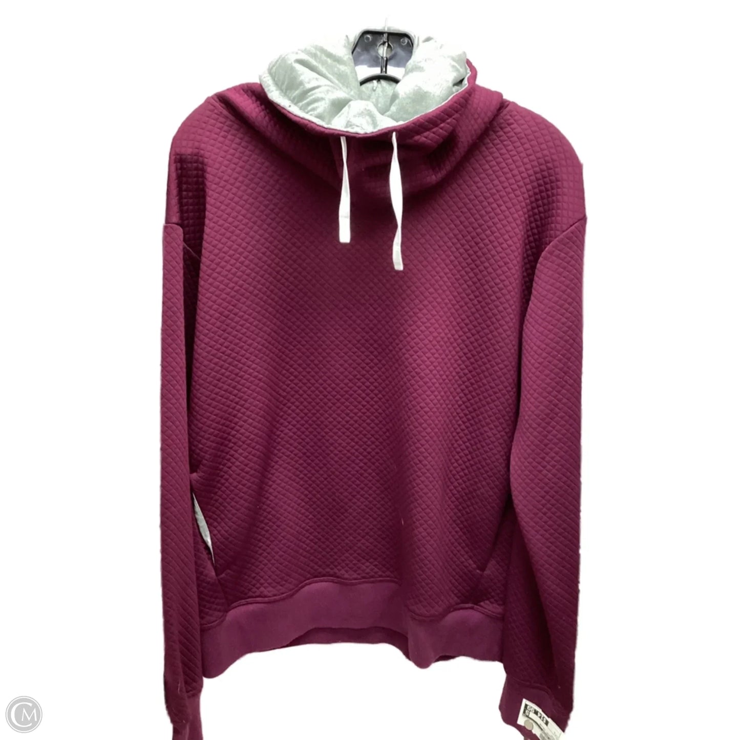 Sweatshirt Collar By Under Armour In Maroon, Size: L