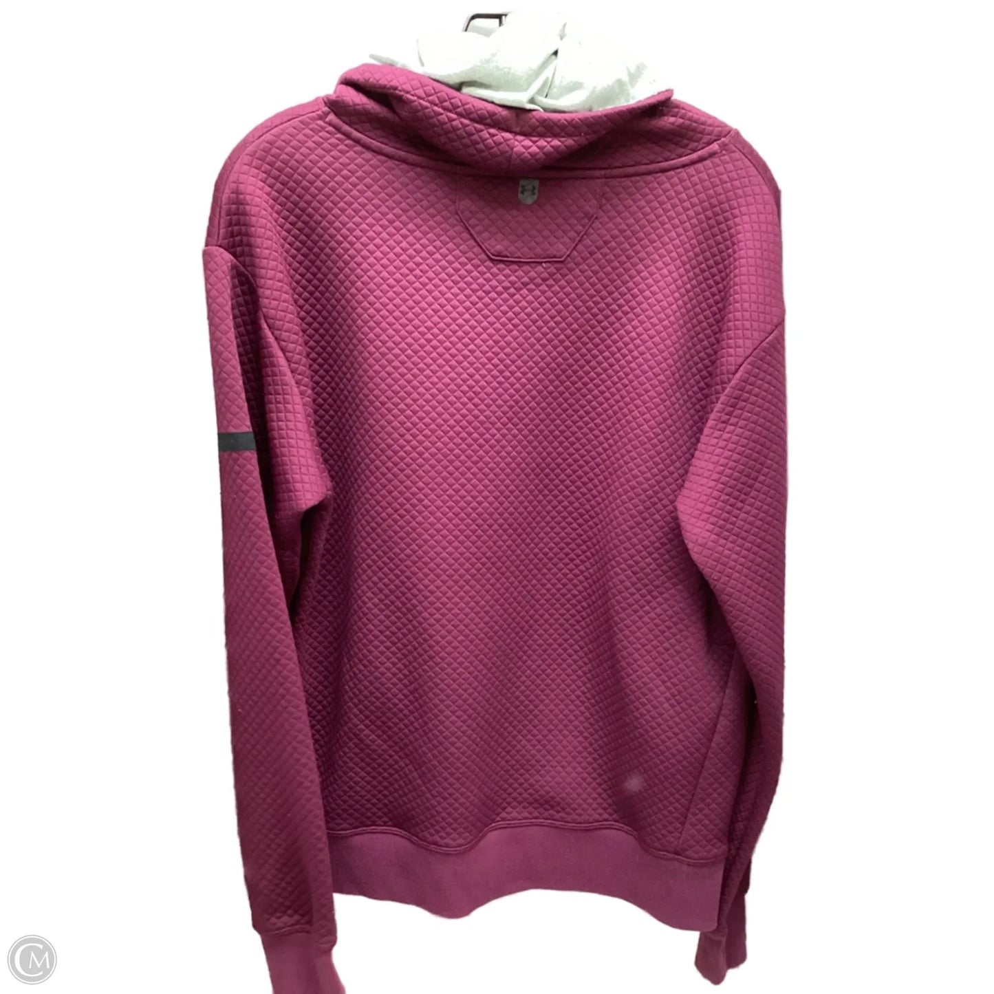 Sweatshirt Collar By Under Armour In Maroon, Size: L