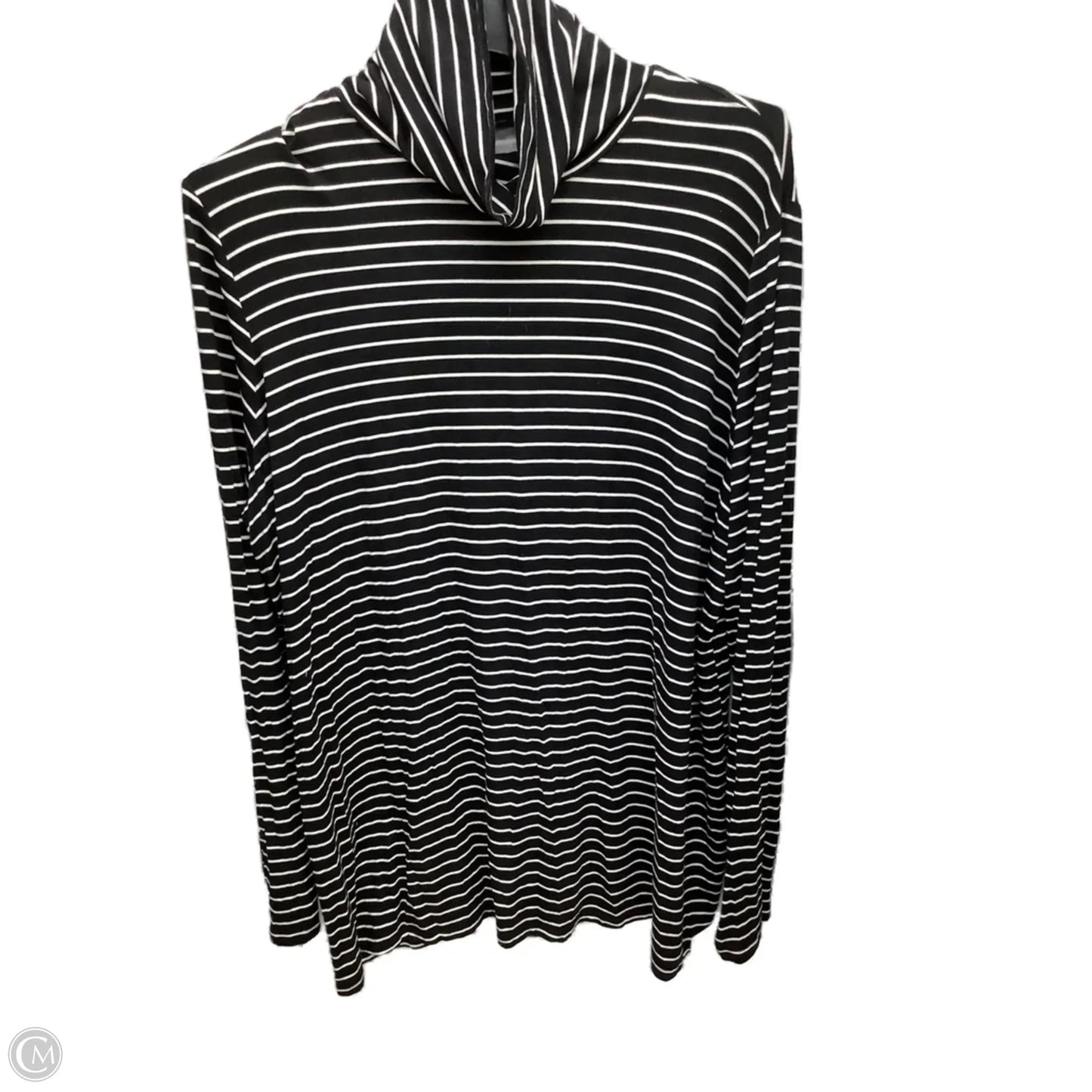 Top Long Sleeve By Evri In Striped Pattern, Size: 1x