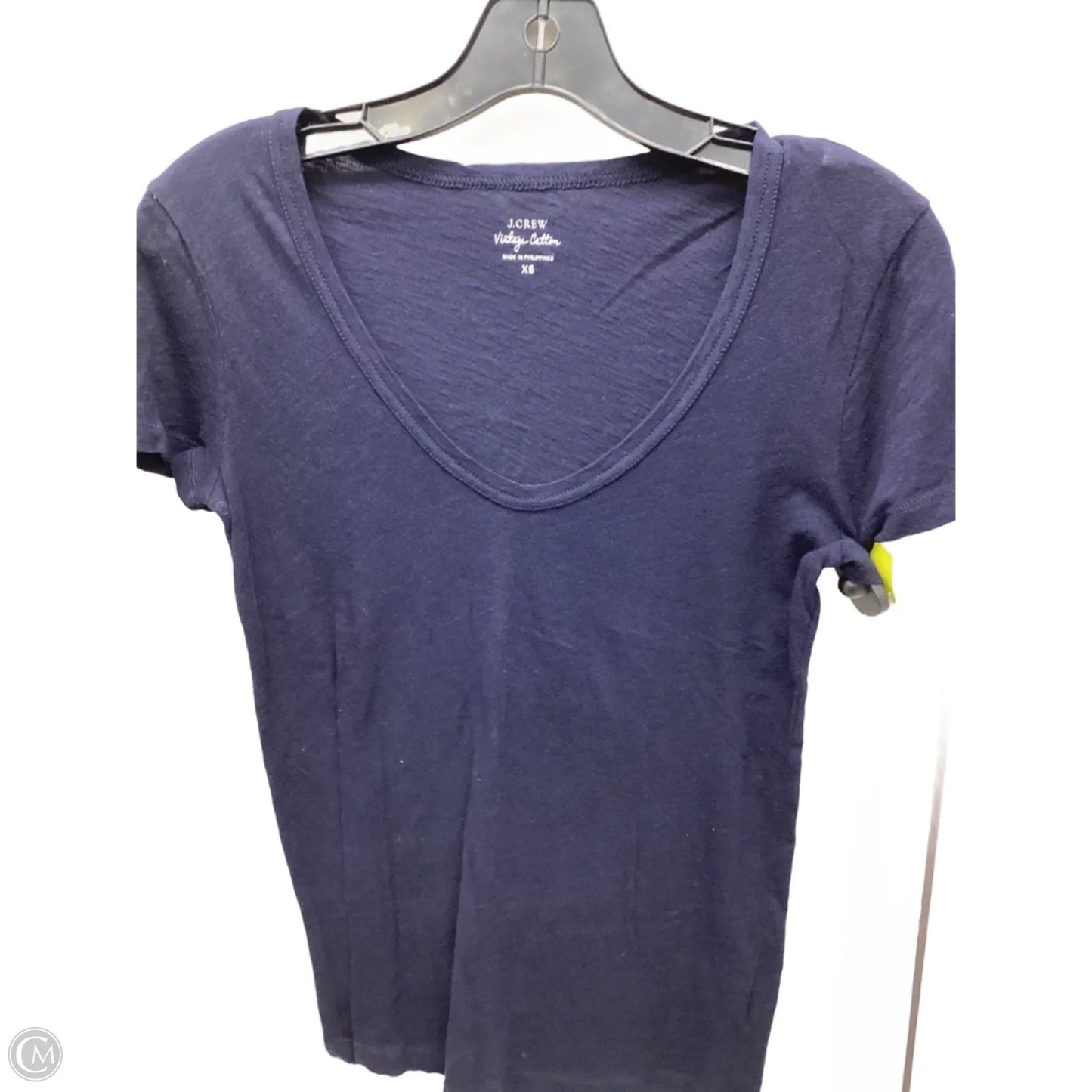 Top Short Sleeve By J. Crew In Blue, Size: Xs