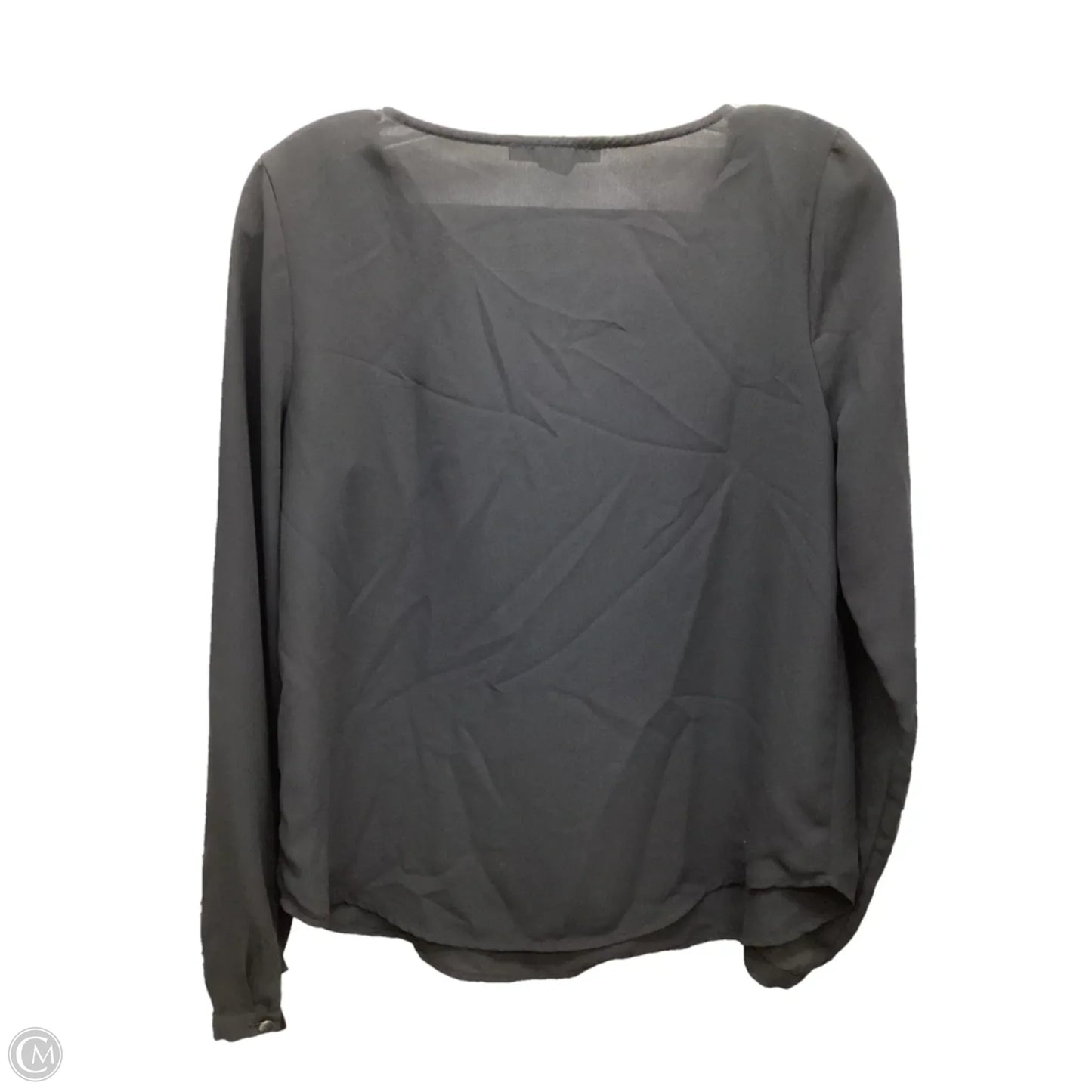 Top Long Sleeve By Forever 21 In Black, Size: S