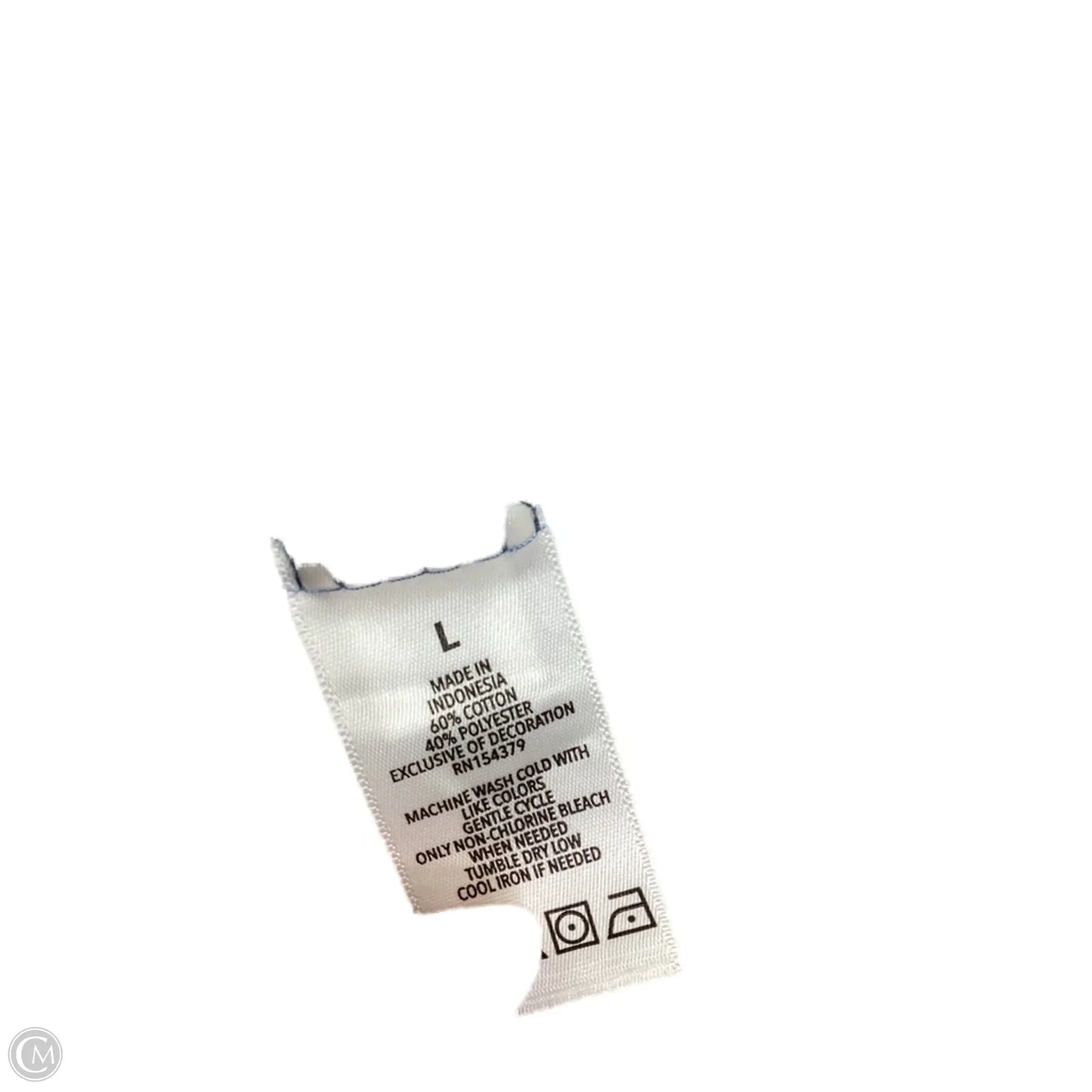 Sweatshirt Hoodie By Aeropostale In Blue, Size: L