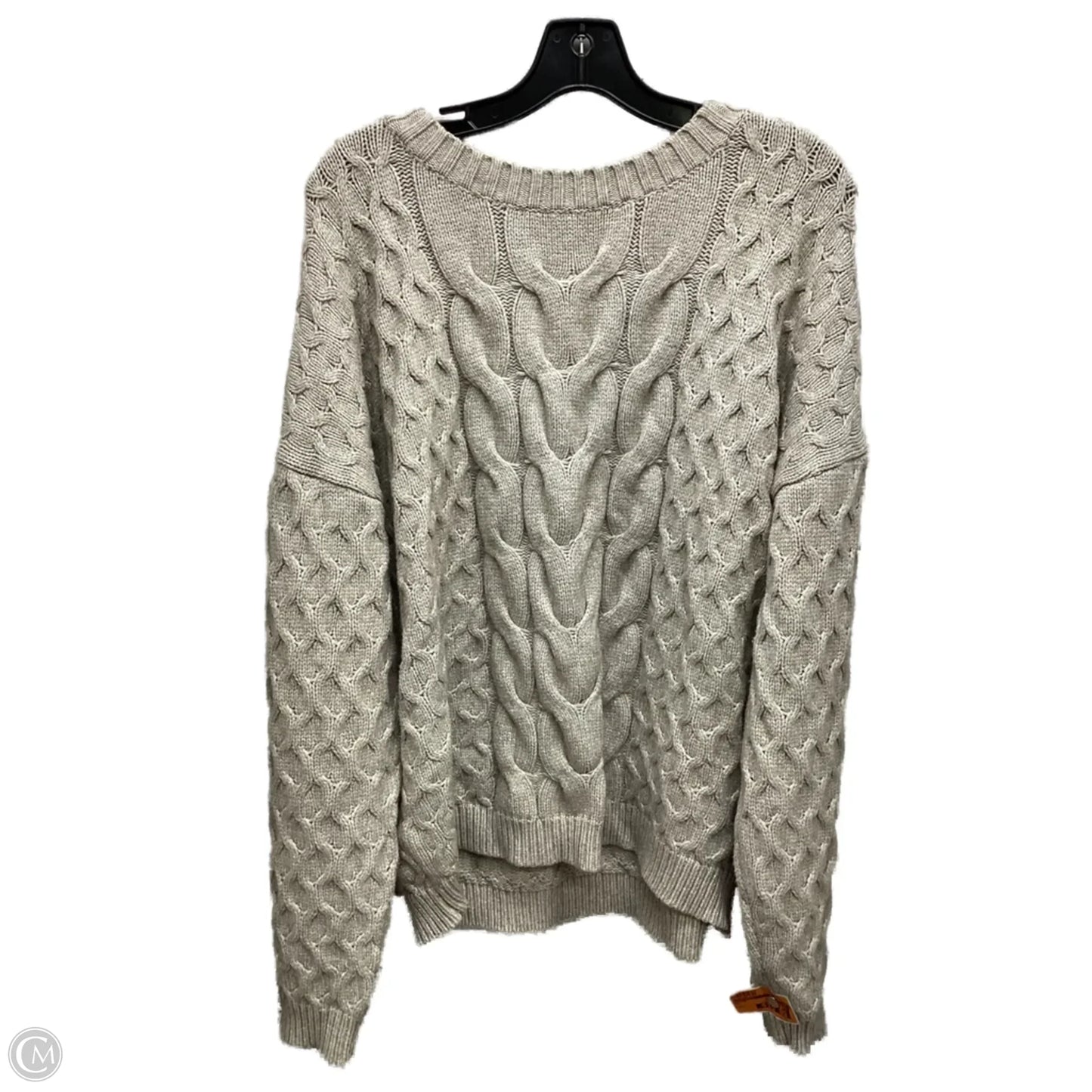 Sweater By Cyrus Knits In Grey, Size: L