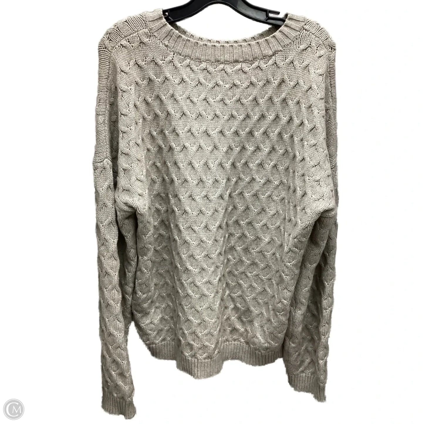 Sweater By Cyrus Knits In Grey, Size: L