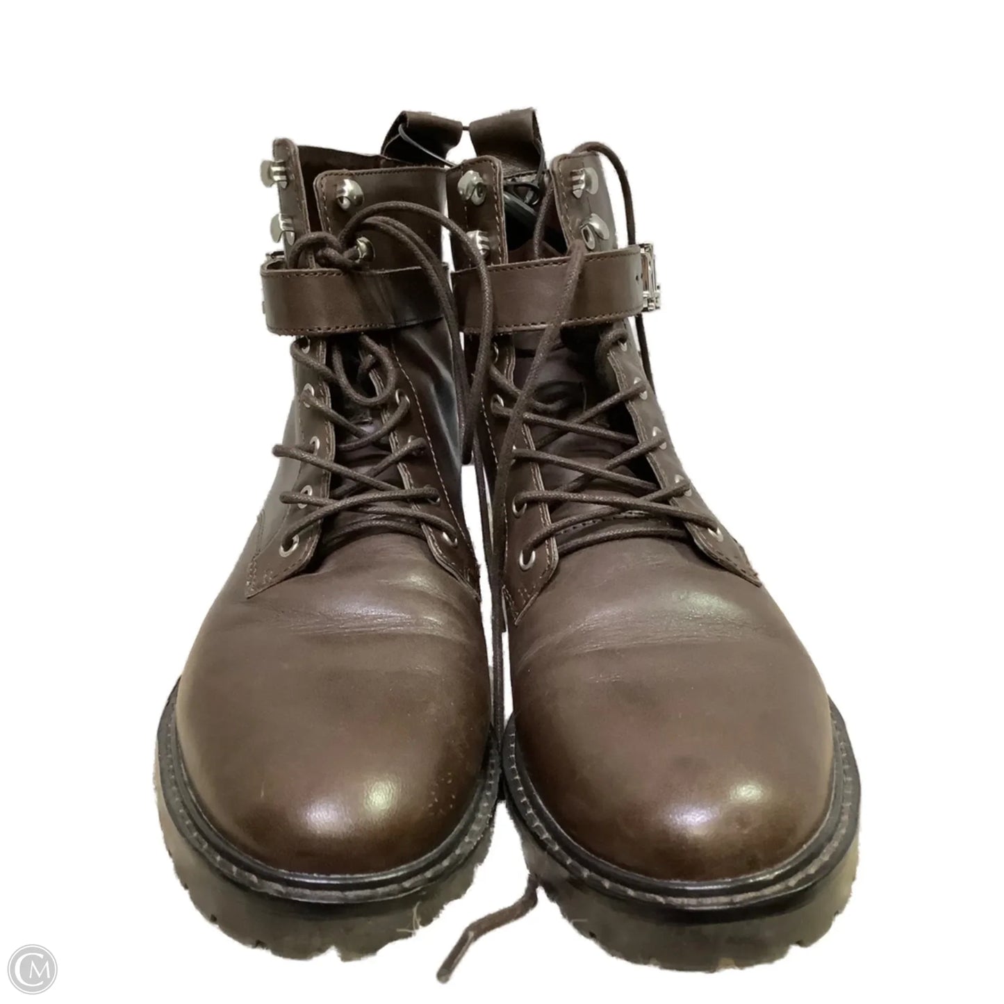 Boots Ankle Flats By Ralph Lauren In Brown, Size: 8.5